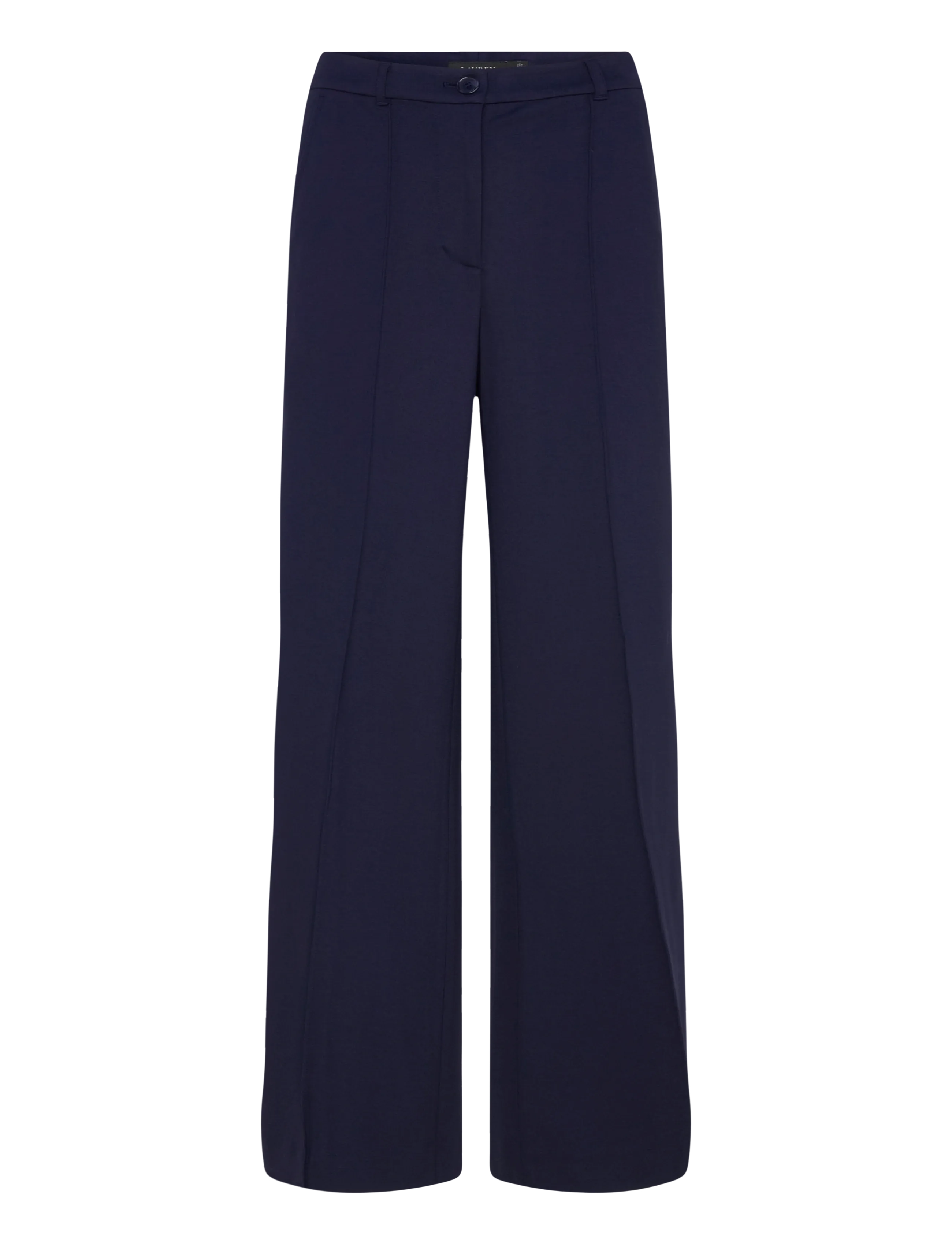 Lauren Ralph Lauren - MODERN PONTE - R-KNT-PANTS - bukser med brede ben - refined navy - 1