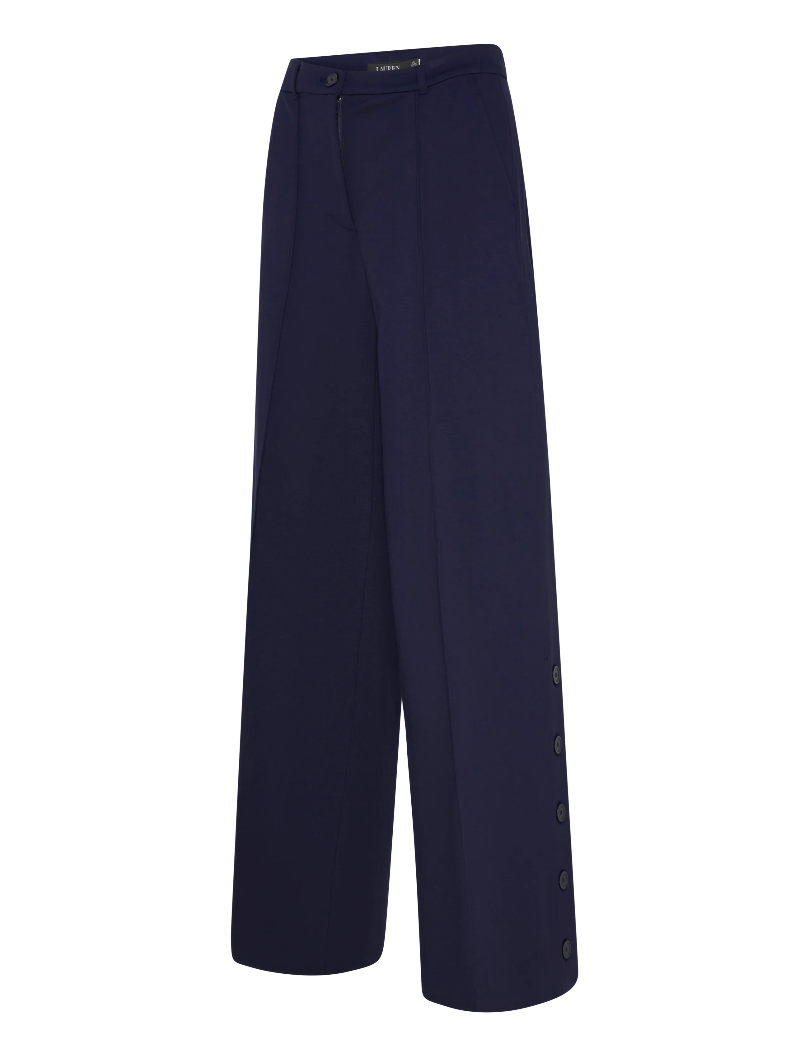Lauren Ralph Lauren - MODERN PONTE - R-KNT-PANTS - bukser med brede ben - refined navy - 3