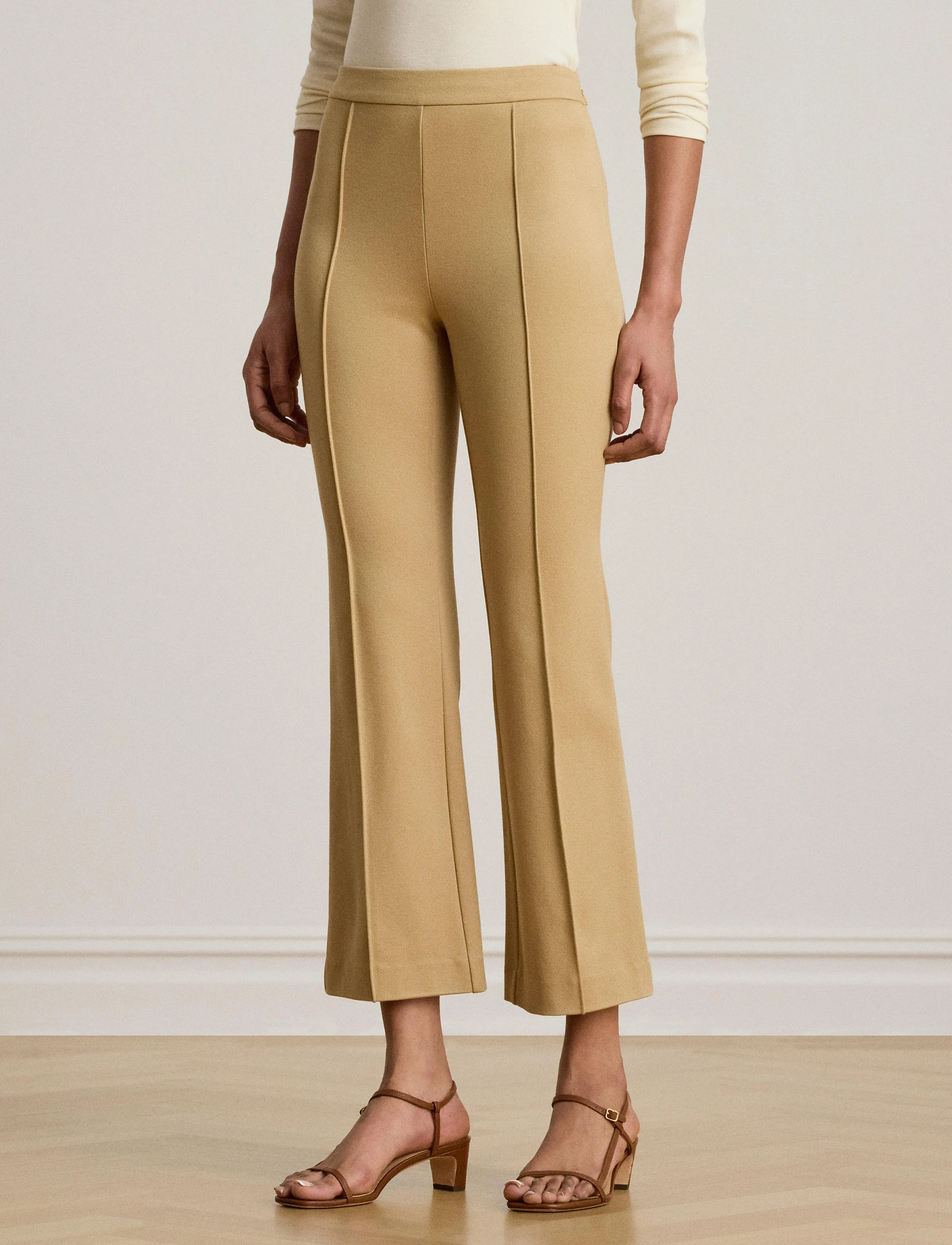 Lauren Ralph Lauren 200P09085001, 44, Beige, Bukser > Flared, Dame