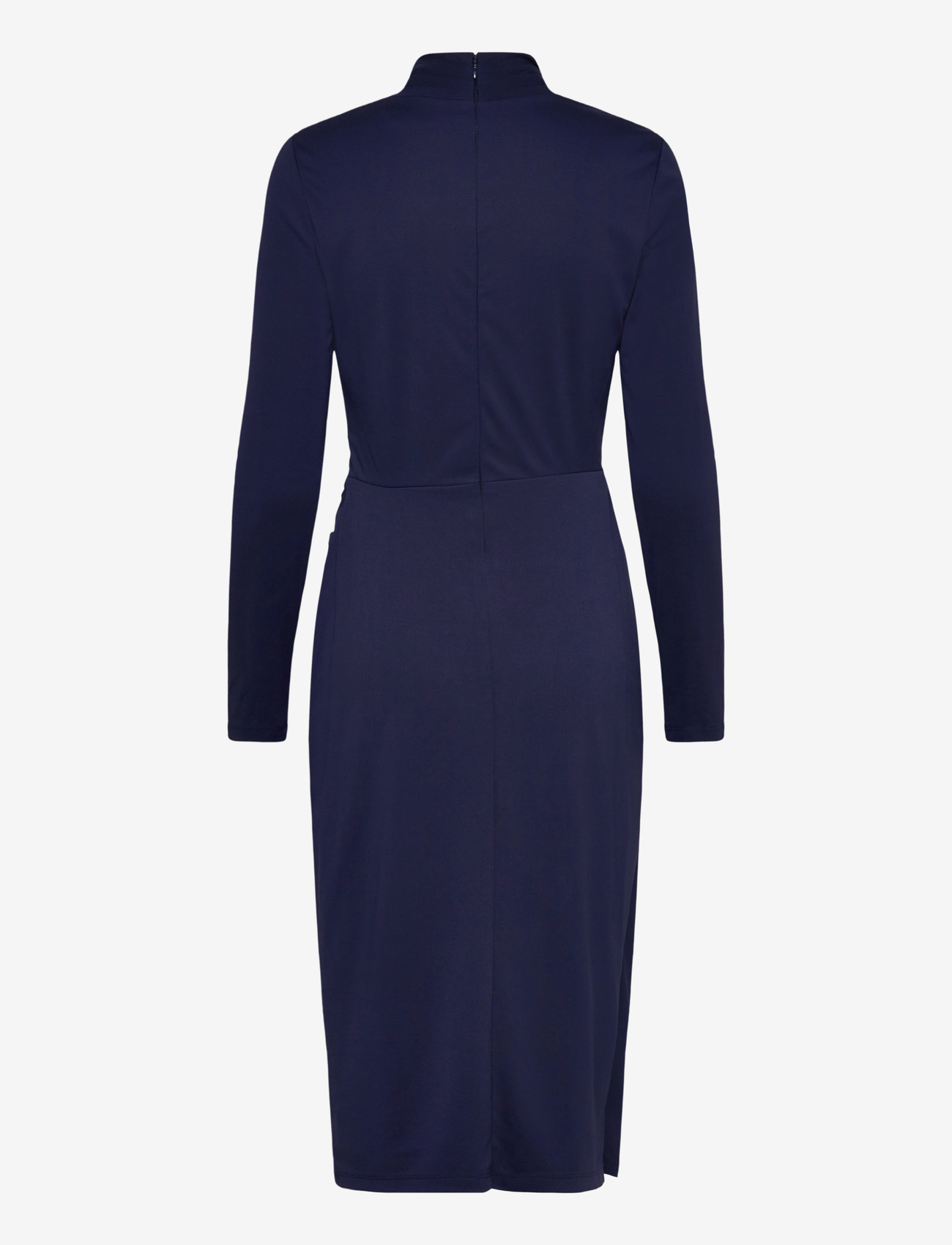 Lauren Ralph Lauren - STR MATTE JERSEY-R-KNT-DRESSES - omlottklänningar - refined navy - 1