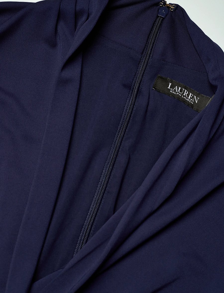 Lauren Ralph Lauren - STR MATTE JERSEY-R-KNT-DRESSES - wickelkleider - refined navy - 4
