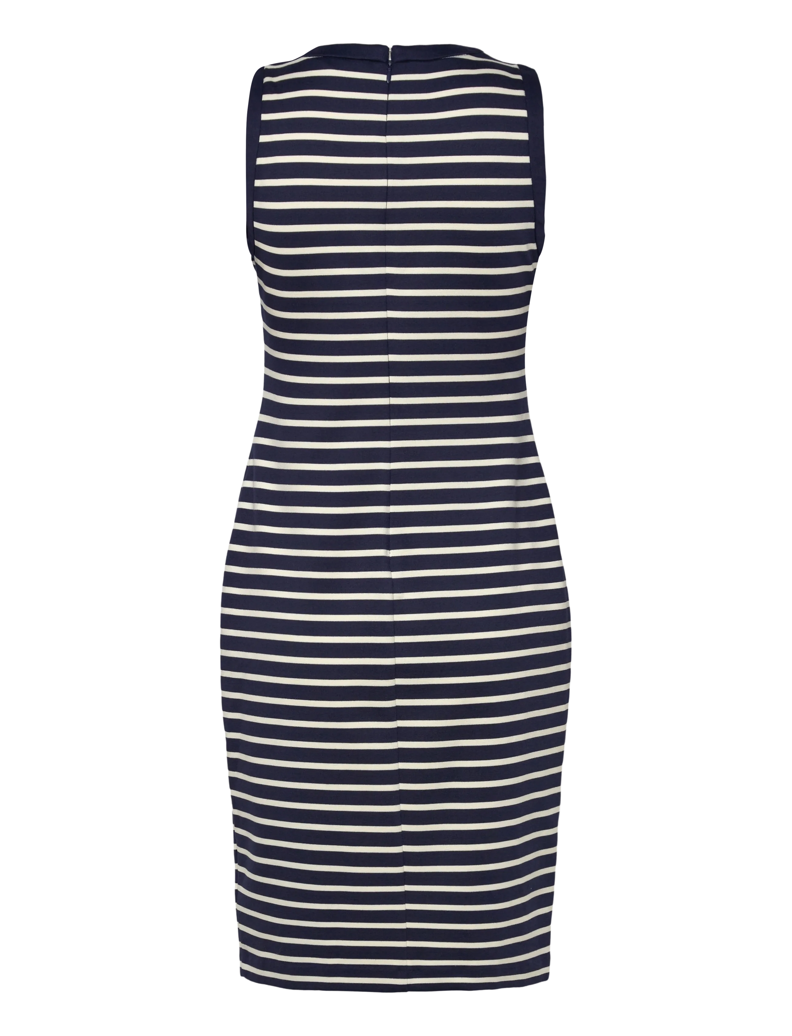 Lauren Ralph Lauren - YD STRIPED PONTE-KNT-DRESSES - sommerkjoler - refined navy/masc - 2