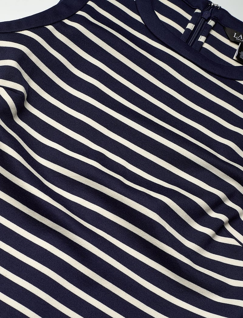 Lauren Ralph Lauren - YD STRIPED PONTE-KNT-DRESSES - sommarklänningar - refined navy/masc - 2
