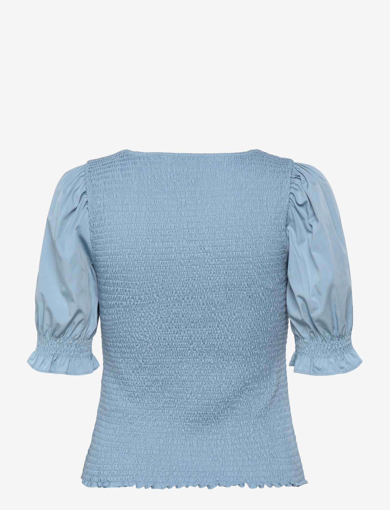 Lauren Ralph Lauren - REFINED COTTON JRSY-KNT-PULLOVER - kortærmede bluser - blue note - 2