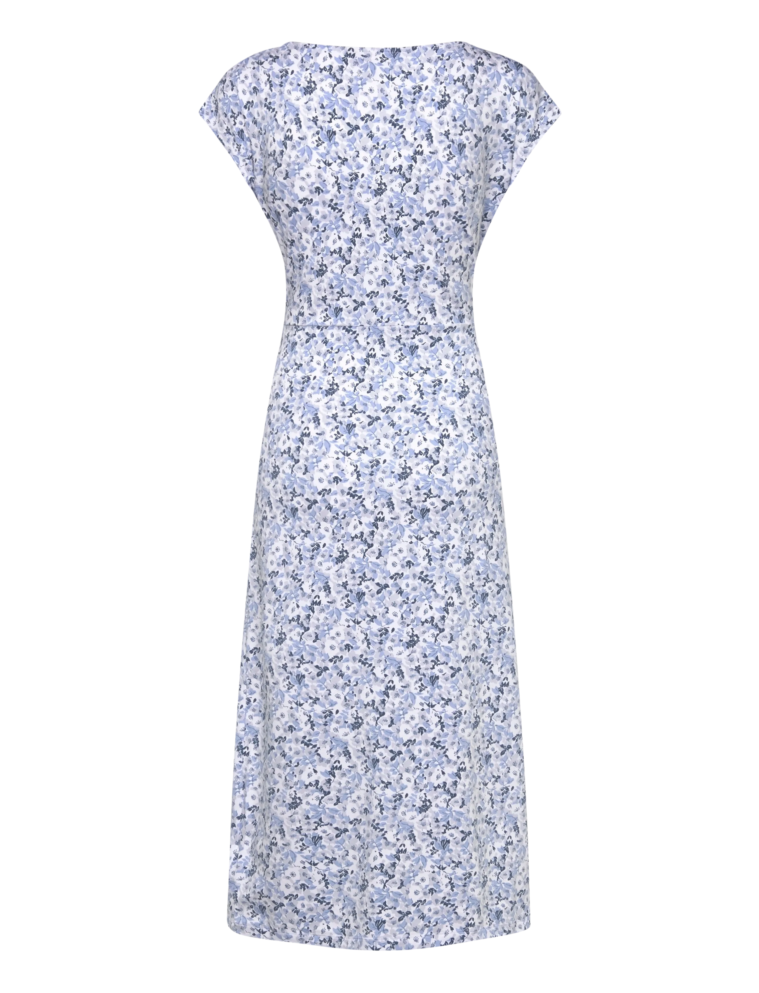 Lauren Ralph Lauren - REFRESH CTN MDL JSY-KNT-DRESSES - sommerkjoler - white/blue - 1