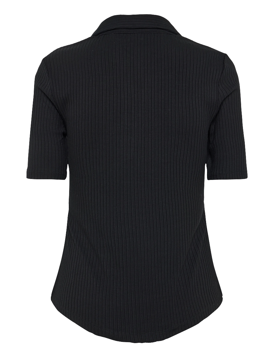 Lauren Ralph Lauren - MODERN RIB-KNT-POLO - poloer - black - 2