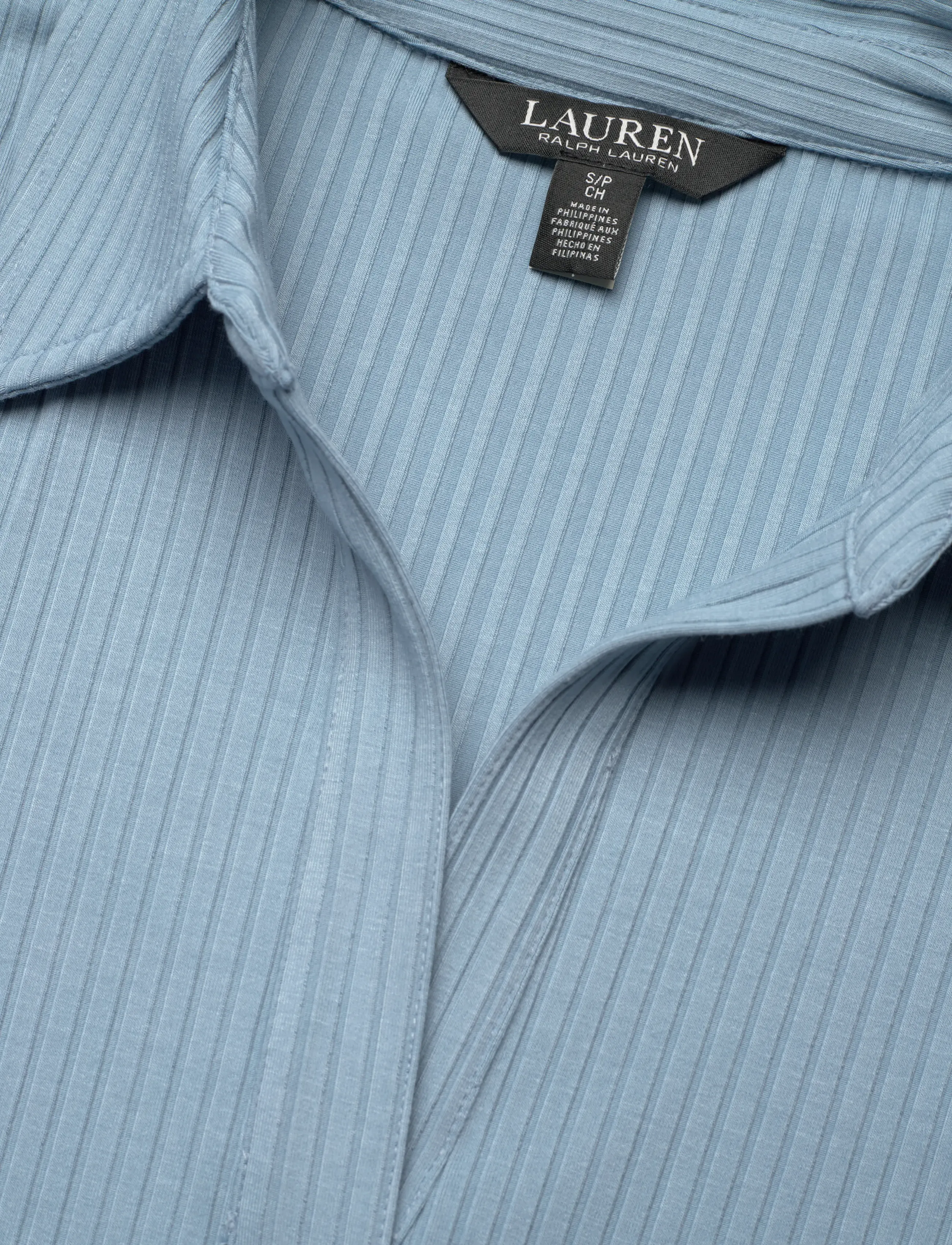 Lauren Ralph Lauren - MODERN RIB-KNT-POLO - koszulki polo - blue note - 2