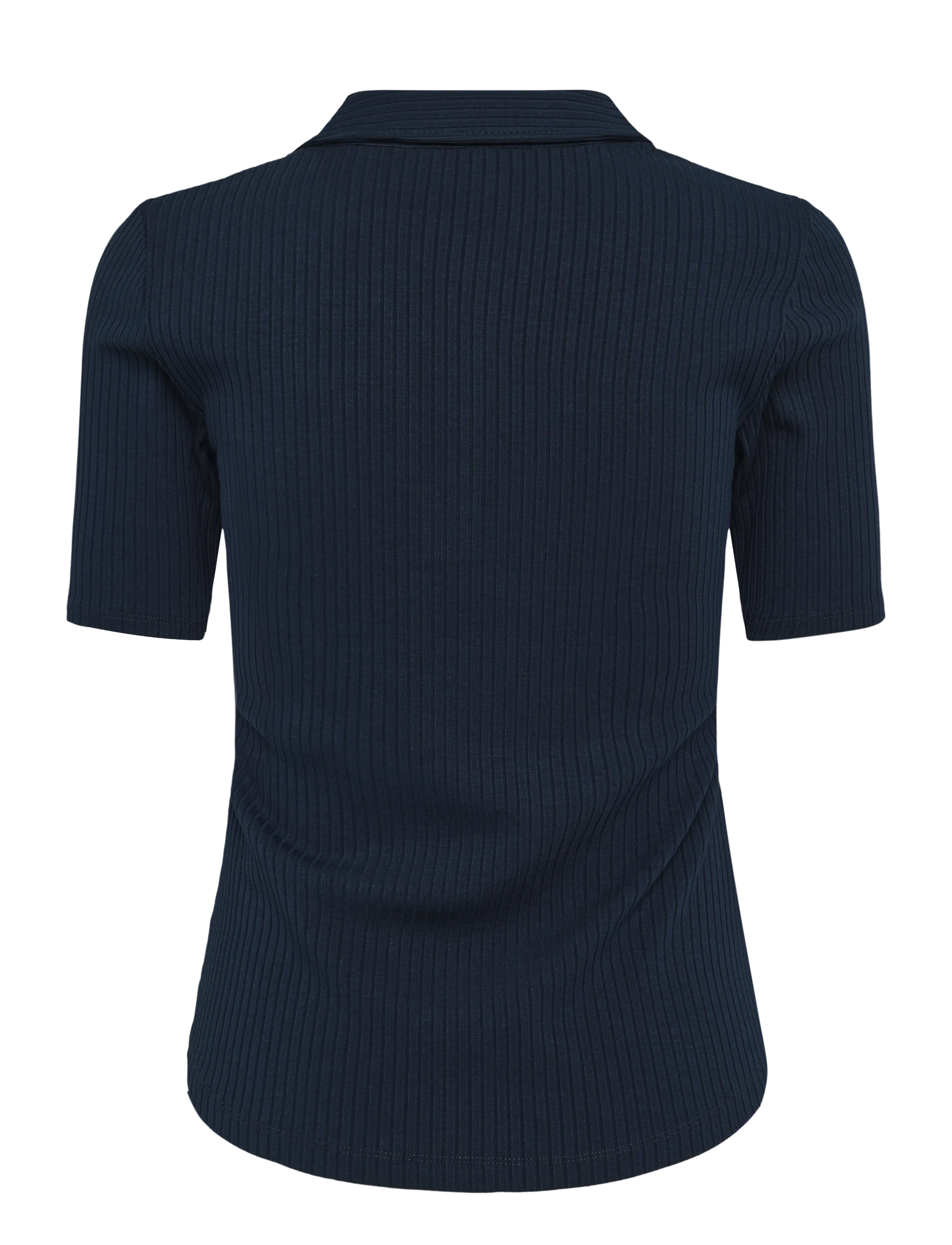 Lauren Ralph Lauren - Rib-Knit Elbow-Sleeve Polo Tee - poloer - lauren navy - 2