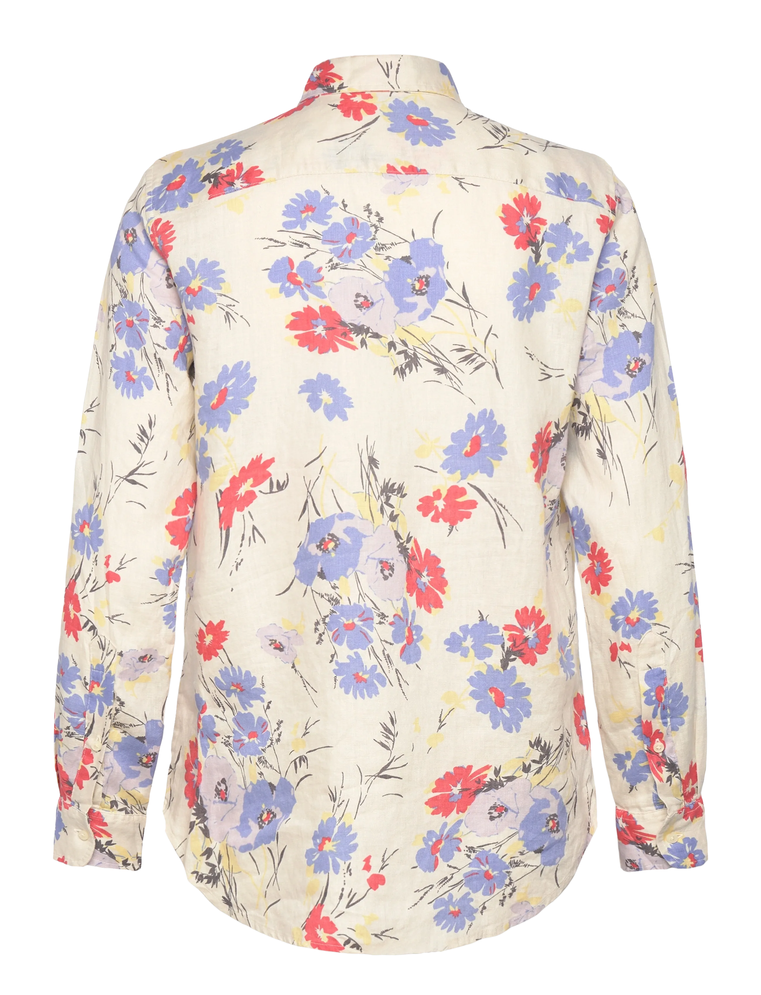 Lauren Ralph Lauren - TISSUE LINEN-WVN-SHIRT - hørskjorter - cream multi - 2