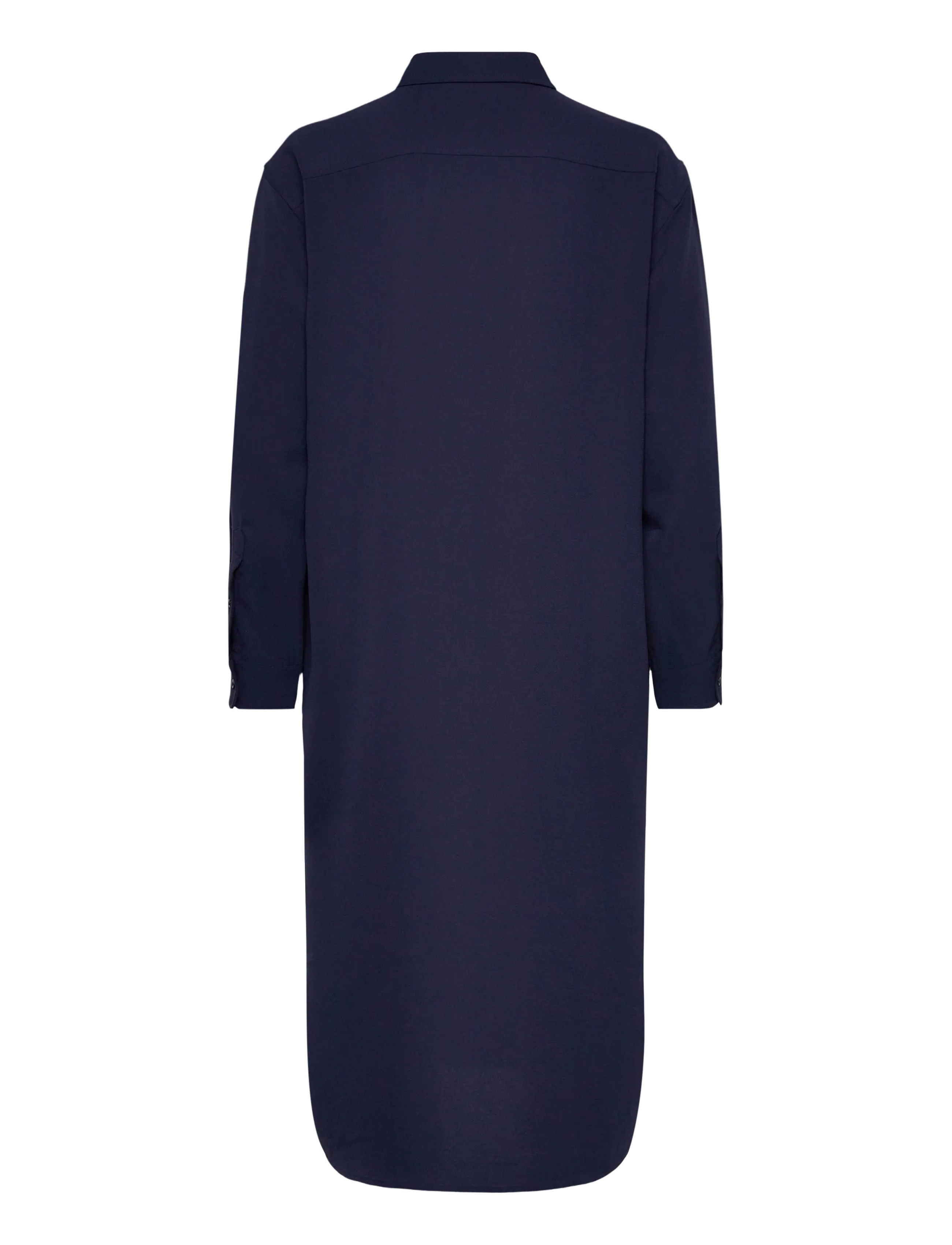 Lauren Ralph Lauren - Double-Faced Georgette Shirtdress - skjortekjoler - refined navy - 1