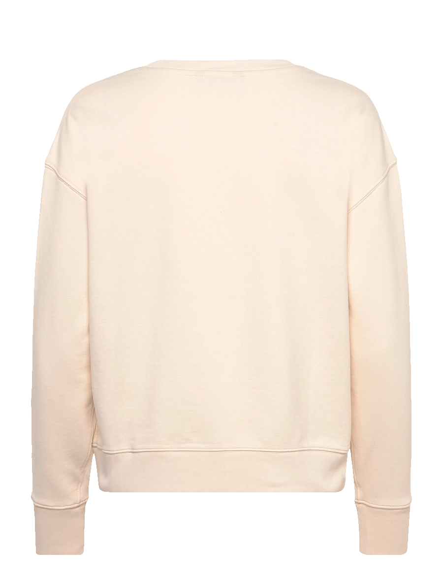 Lauren Ralph Lauren - DIAGONAL FRNCH TRRY-KNT-SWEATSHIRT - sweatshirts - mascarpone cream - 2