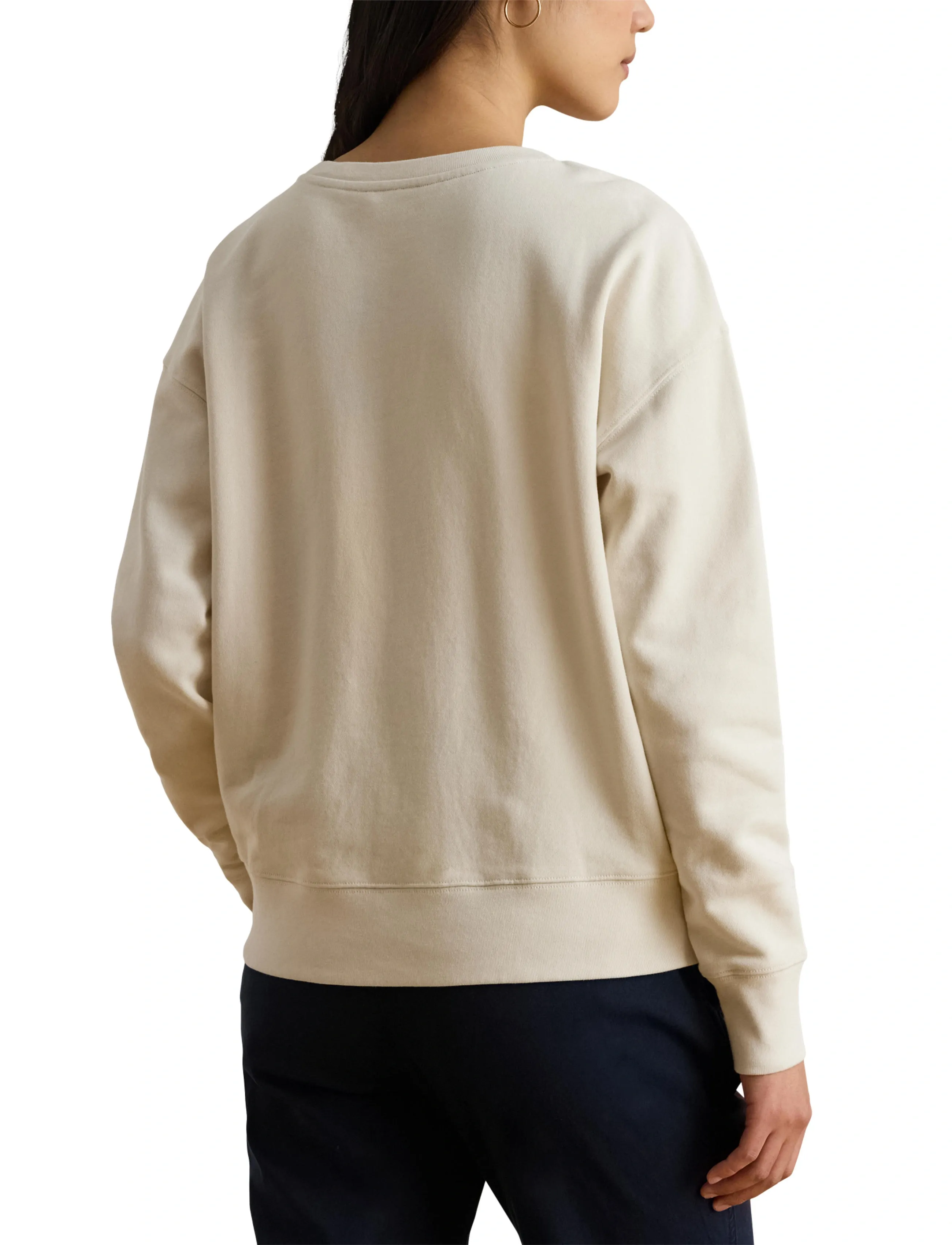 Lauren Ralph Lauren Diagonal Frnch Trry-Knt-Sweatshirt dam – bild 5
