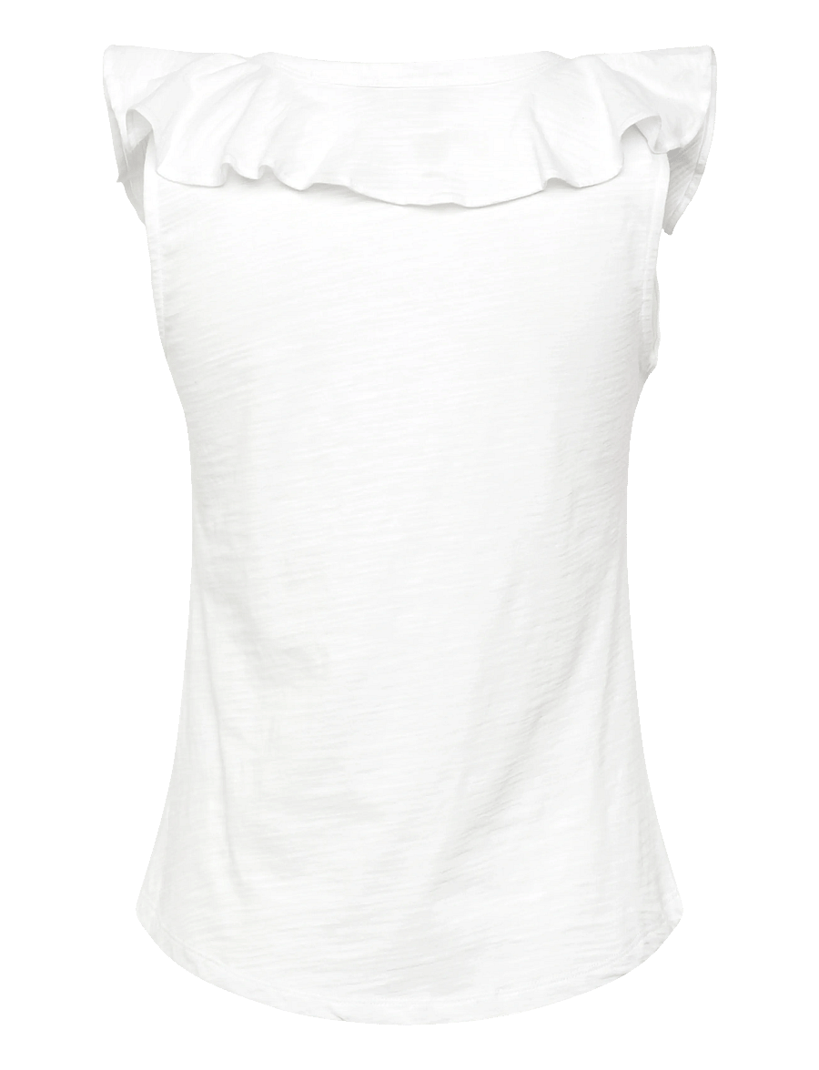 Lauren Ralph Lauren - FRESH CTN SLUB JRSY-KNT-PULLOVER - Ärmellose blusen - white - 2