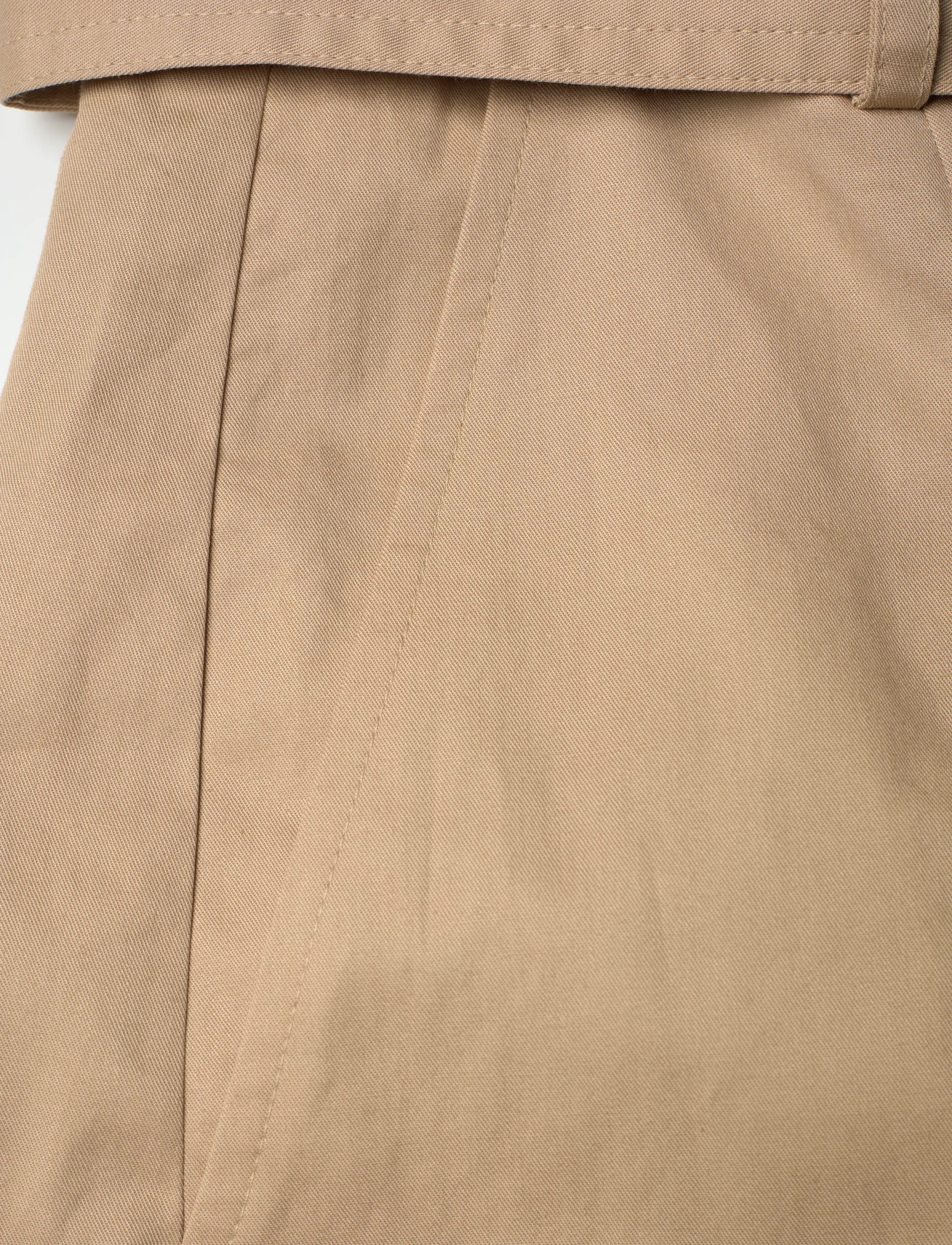 Lauren Ralph Lauren - Belted Cotton Twill Sleeveless Jumpsuit - buksedragter - birch tan - 3