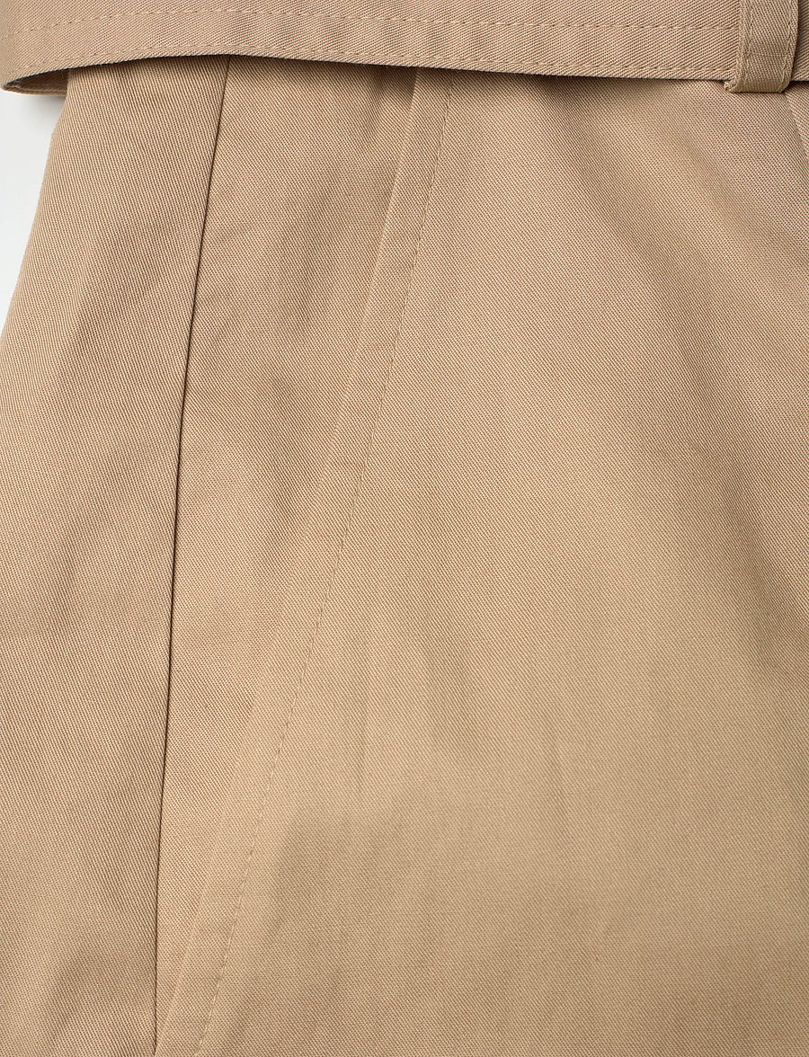 Lauren Ralph Lauren - Belted Cotton Twill Sleeveless Jumpsuit - jumpsuits - birch tan - 3