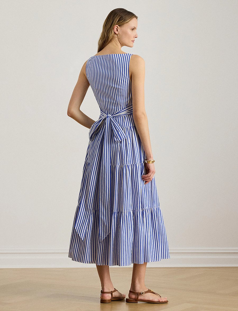 blue and white striped dress ralph lauren Striped Cotton Shirtdress Polo Ralph Lauren