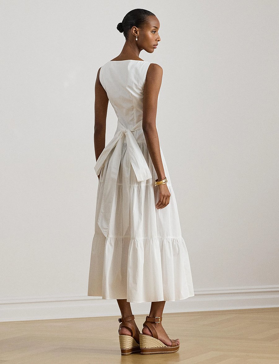Lauren Ralph Lauren - Y/D 70'S BROADCLOTH-WVN-DRESSES - konfirmation - white - 3