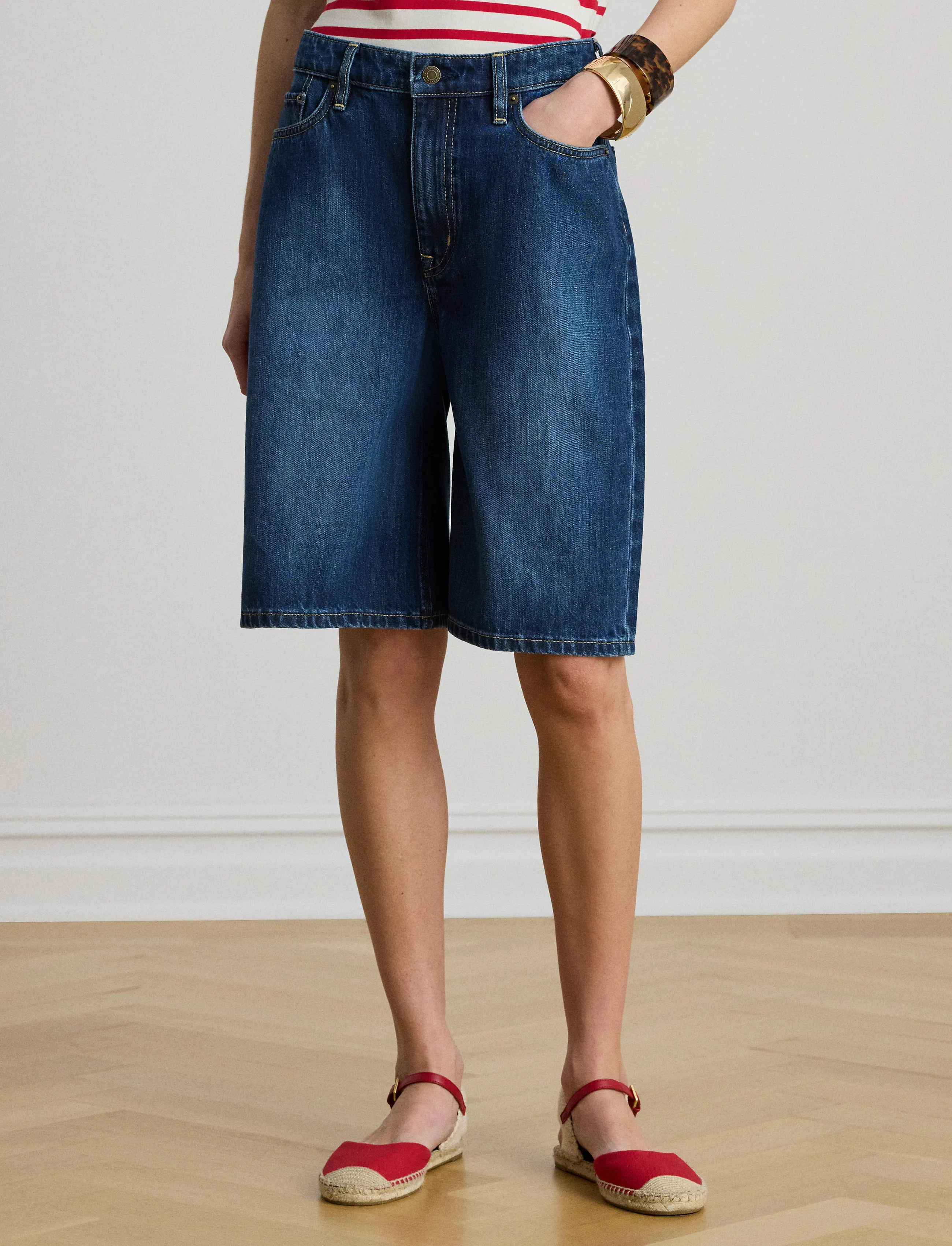 Lauren Ralph Lauren 200P13594001, 38, Blue, Shorts > Bermudas, Dame