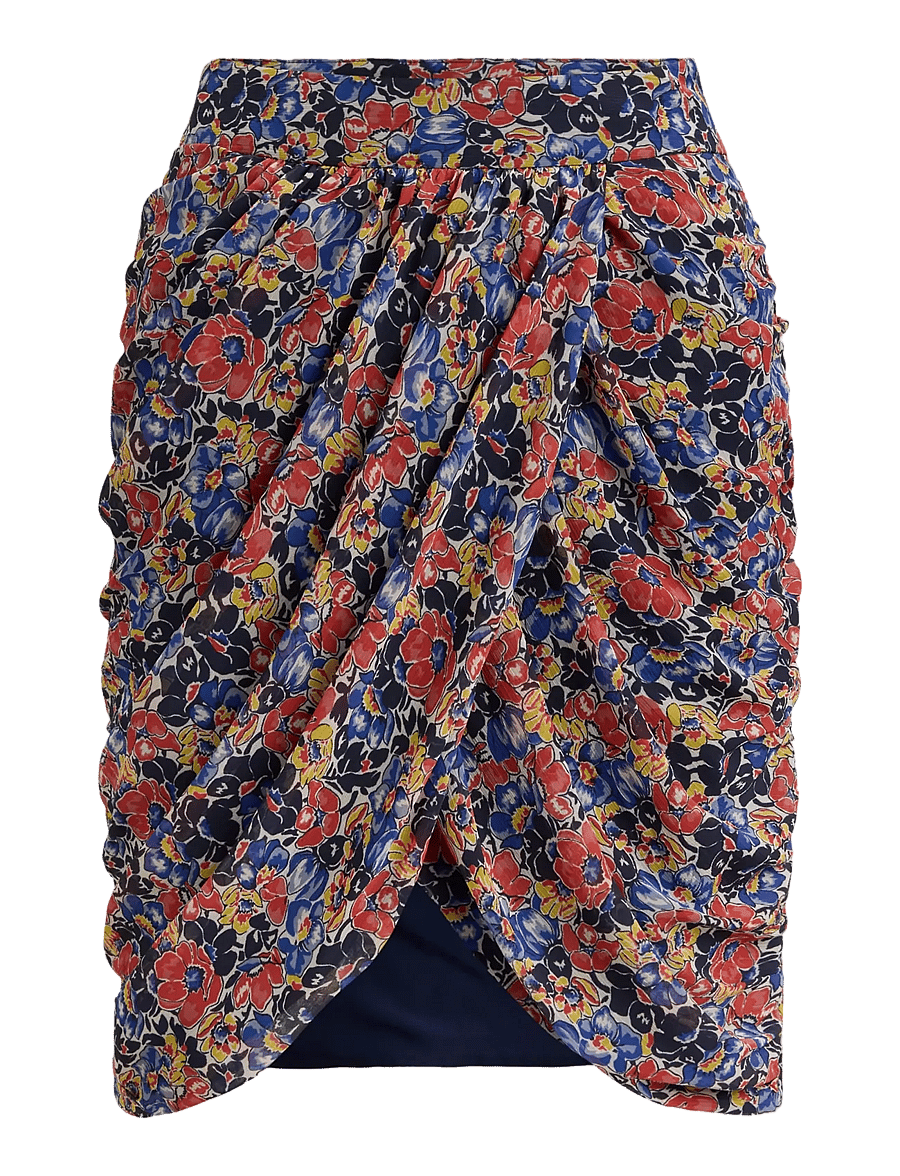 Lauren Ralph Lauren - 200P13597001 - wickelröcke - cream/red/blue - 1