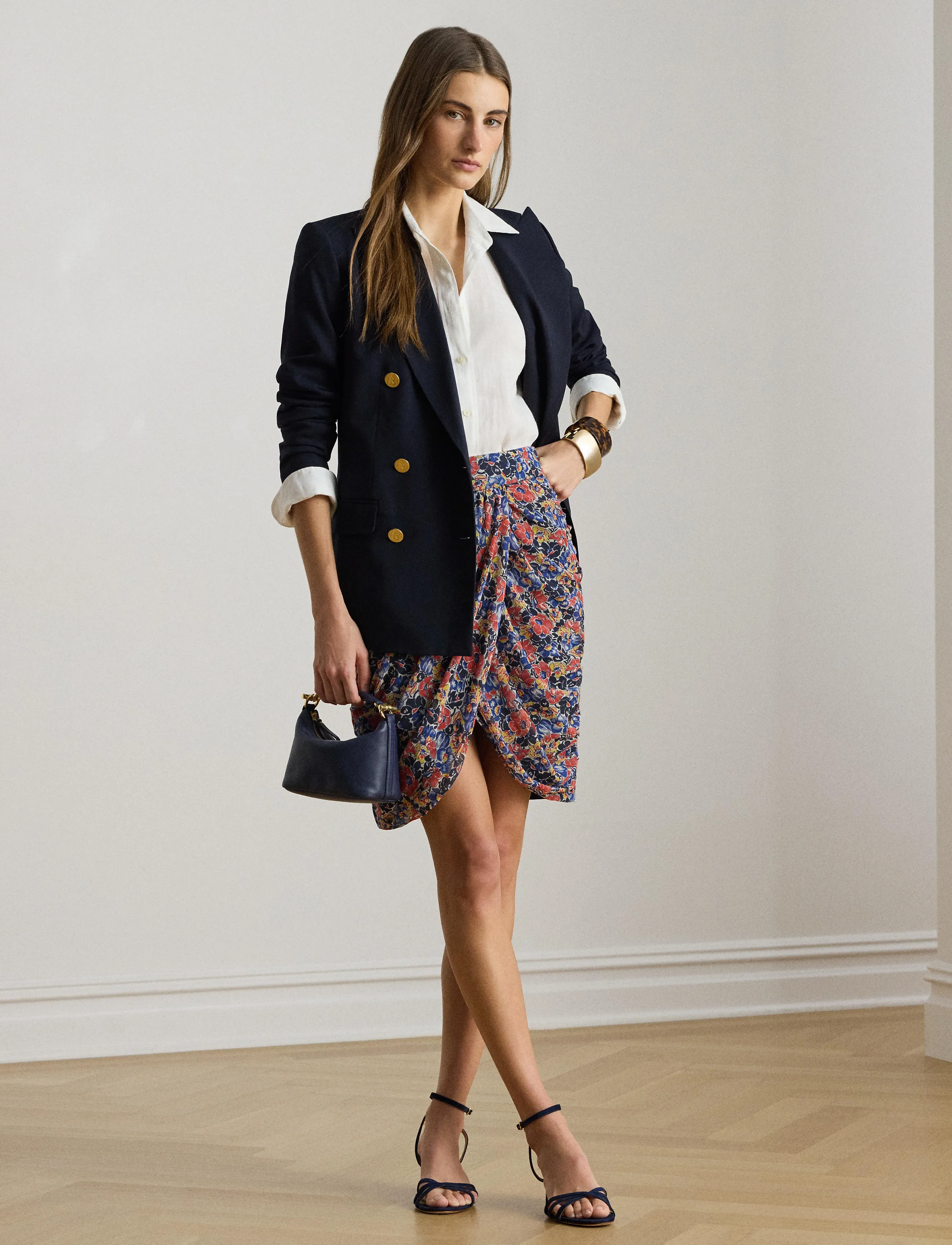 Lauren Ralph Lauren - 200P13597001 - jupes portefeuille - cream/red/blue - 3