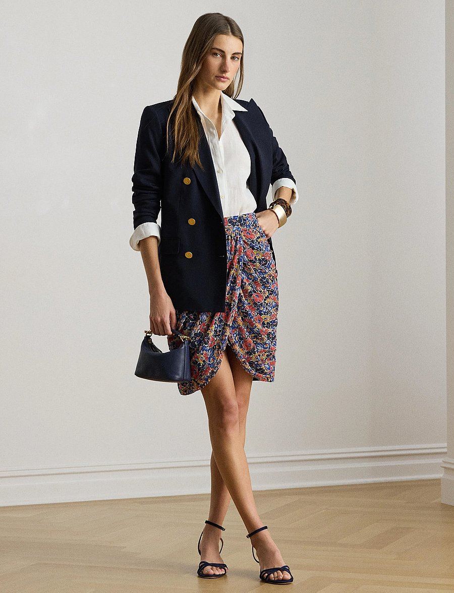 Lauren Ralph Lauren - 200P13597001 - wickelröcke - cream/red/blue - 3