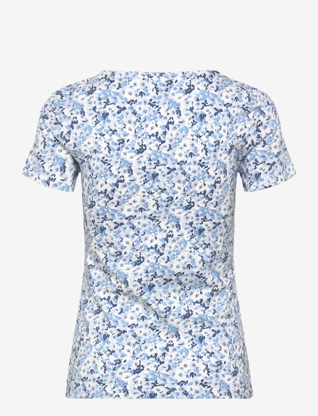 Lauren Ralph Lauren - CTN ELSTAINE JRSY-KNT-PULLOVER - t-shirts - white/blue - 1