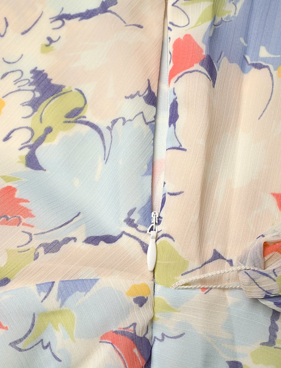 Lauren Ralph Lauren - POLY CRINKLE GGT 58-WVN-DRESSES - suvekleidid - blue multi - 3