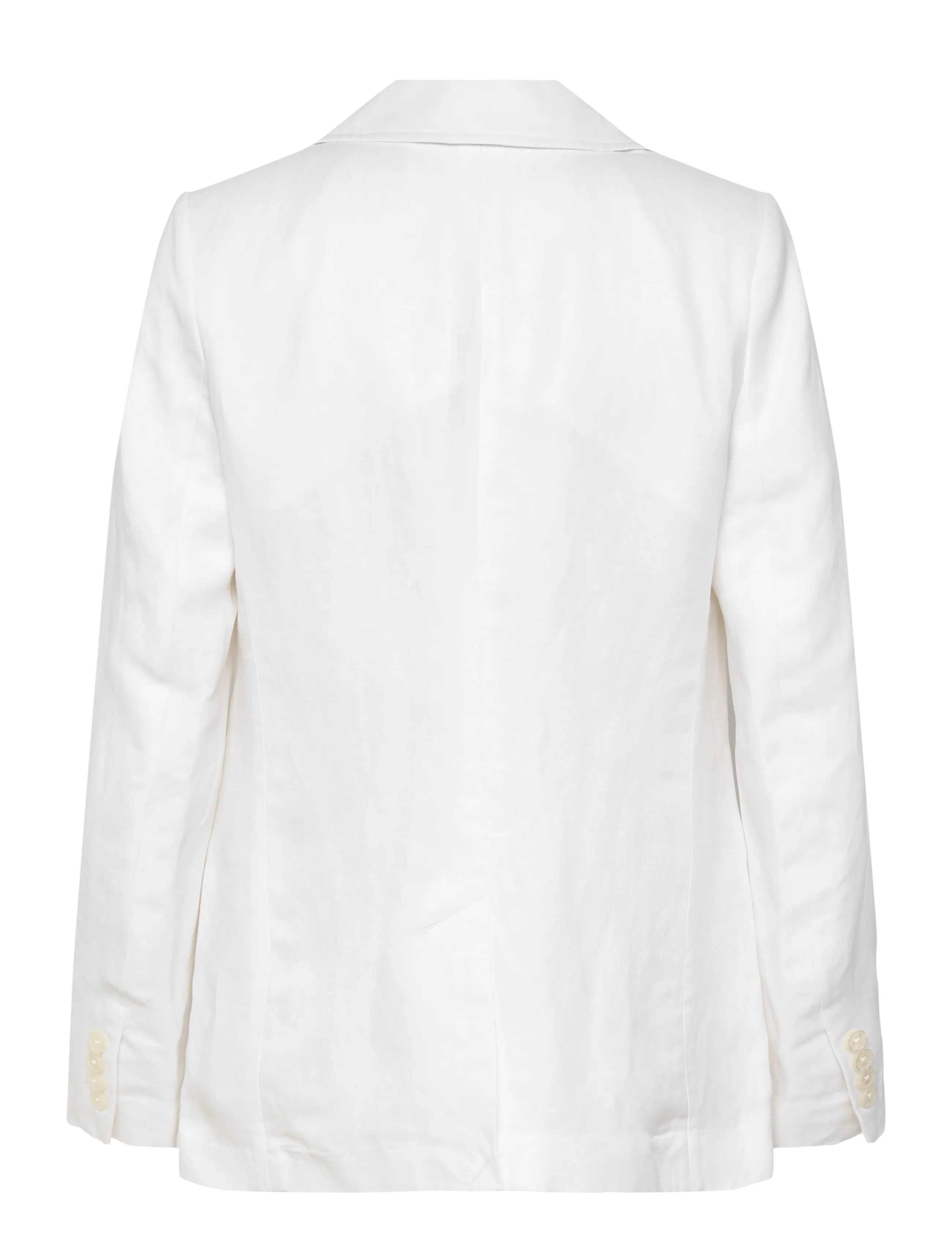 Lauren Ralph Lauren - Linen-Blend Twill Blazer - konfirmationstøj - white - 2