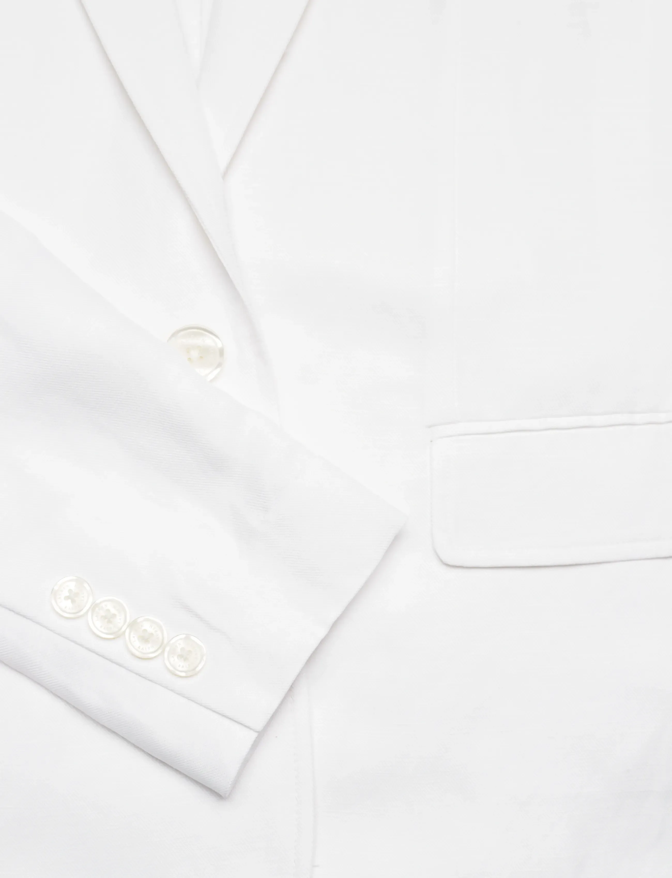 Lauren Ralph Lauren - Linen-Blend Twill Blazer - confirmation - white - 5