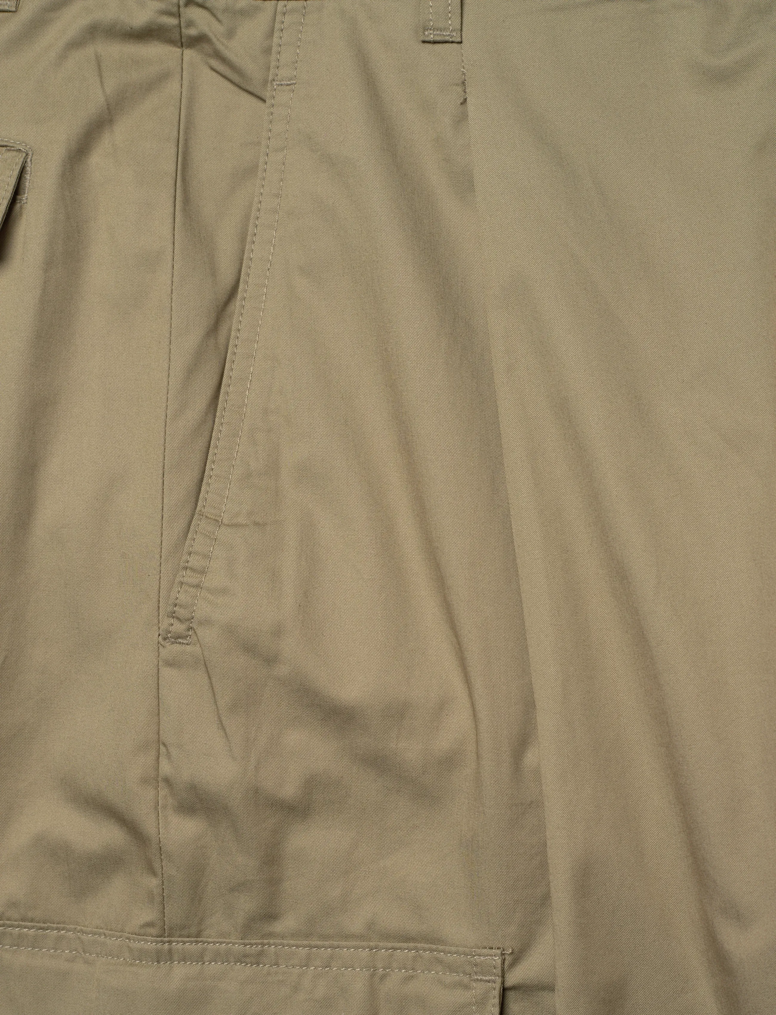 Lauren Ralph Lauren - Pleated Cotton Twill Wide-Leg Cargo Pant - cargo-hosen - light agave - 2