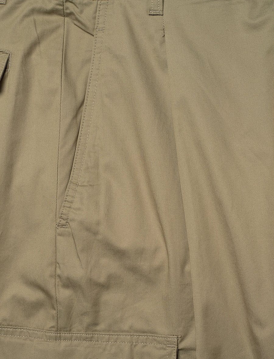 Lauren Ralph Lauren - Pleated Cotton Twill Wide-Leg Cargo Pant - cargo-hosen - light agave - 2