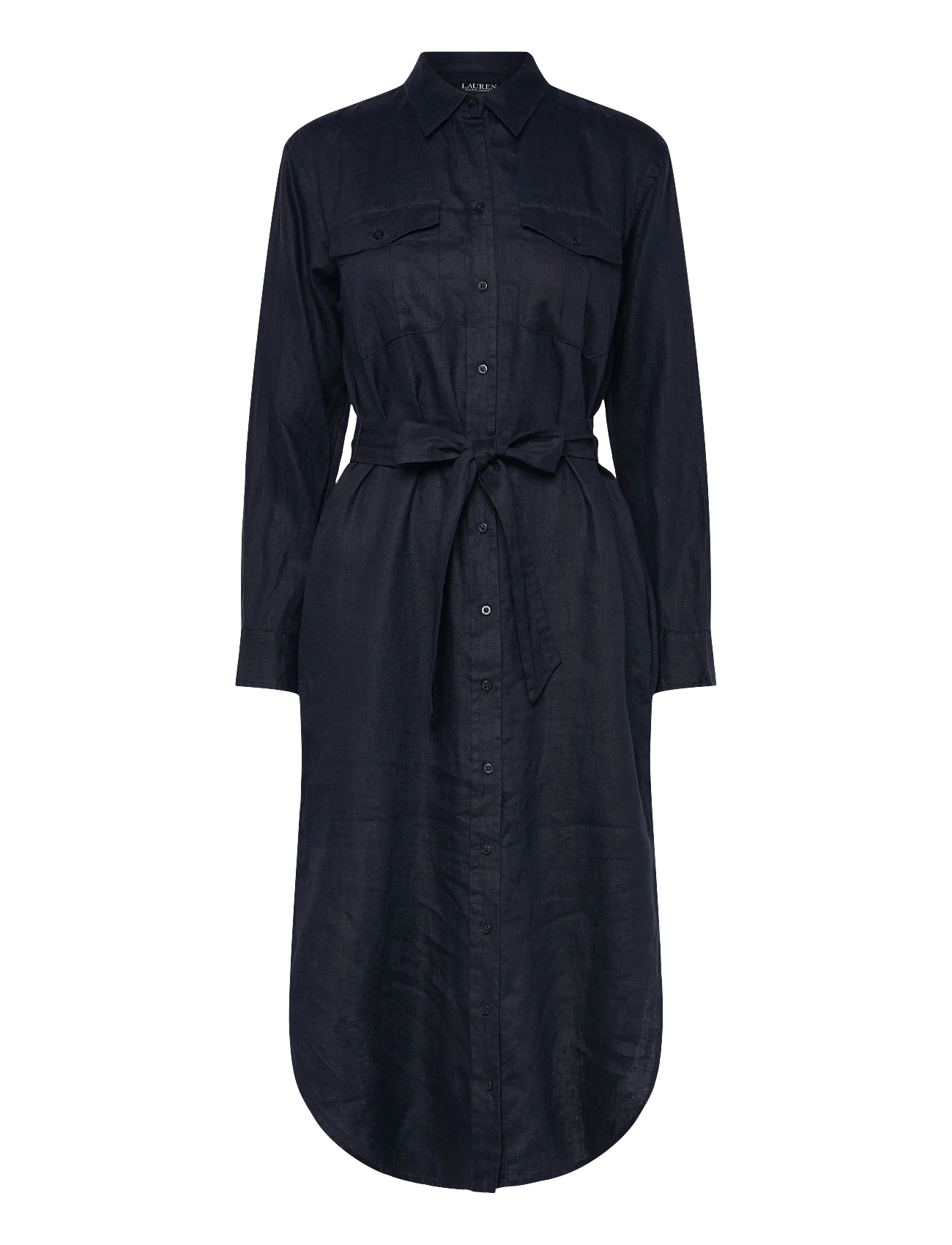 Lauren Ralph Lauren | Soft Drapey Linen-Wvn-Dresses | 36