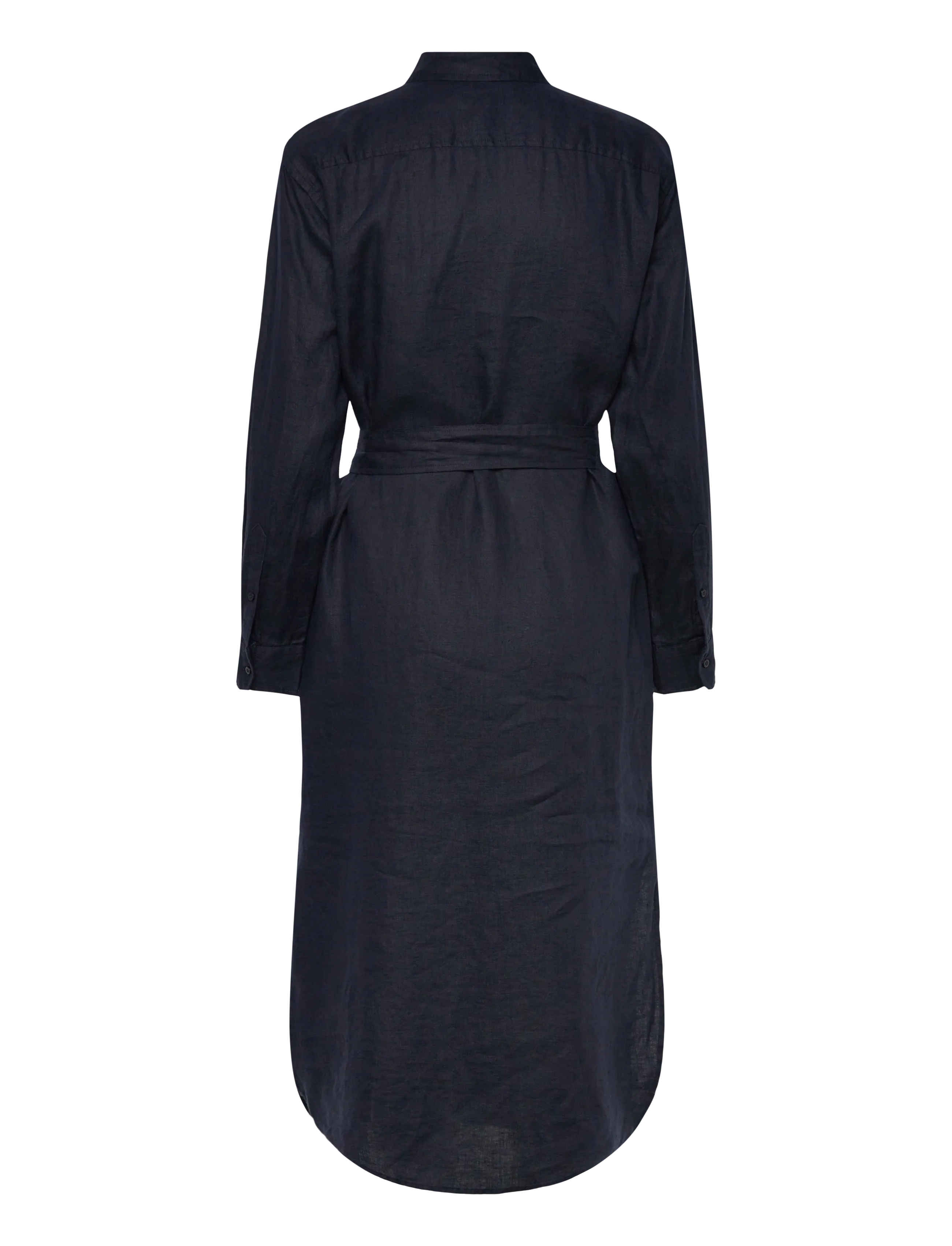 Lauren Ralph Lauren - SOFT DRAPEY LINEN-WVN-DRESSES - skjortekjoler - lauren navy - 2