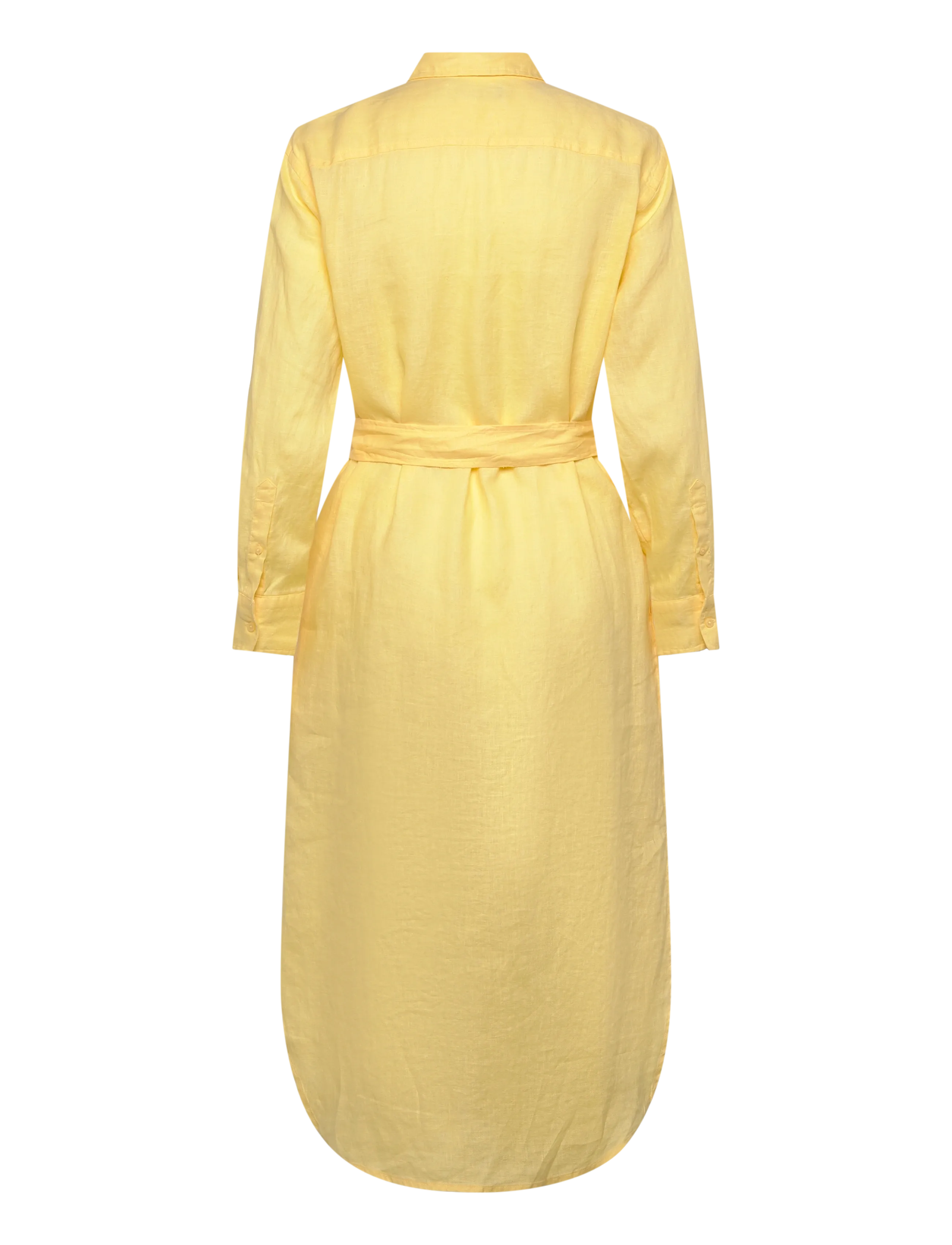 Lauren Ralph Lauren - SOFT DRAPEY LINEN-WVN-DRESSES - hemdkleider - lemon sorbet - 2