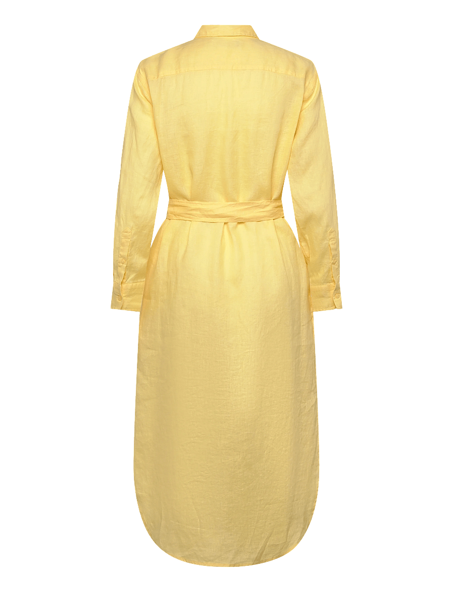Lauren Ralph Lauren - SOFT DRAPEY LINEN-WVN-DRESSES - hemdkleider - lemon sorbet - 2