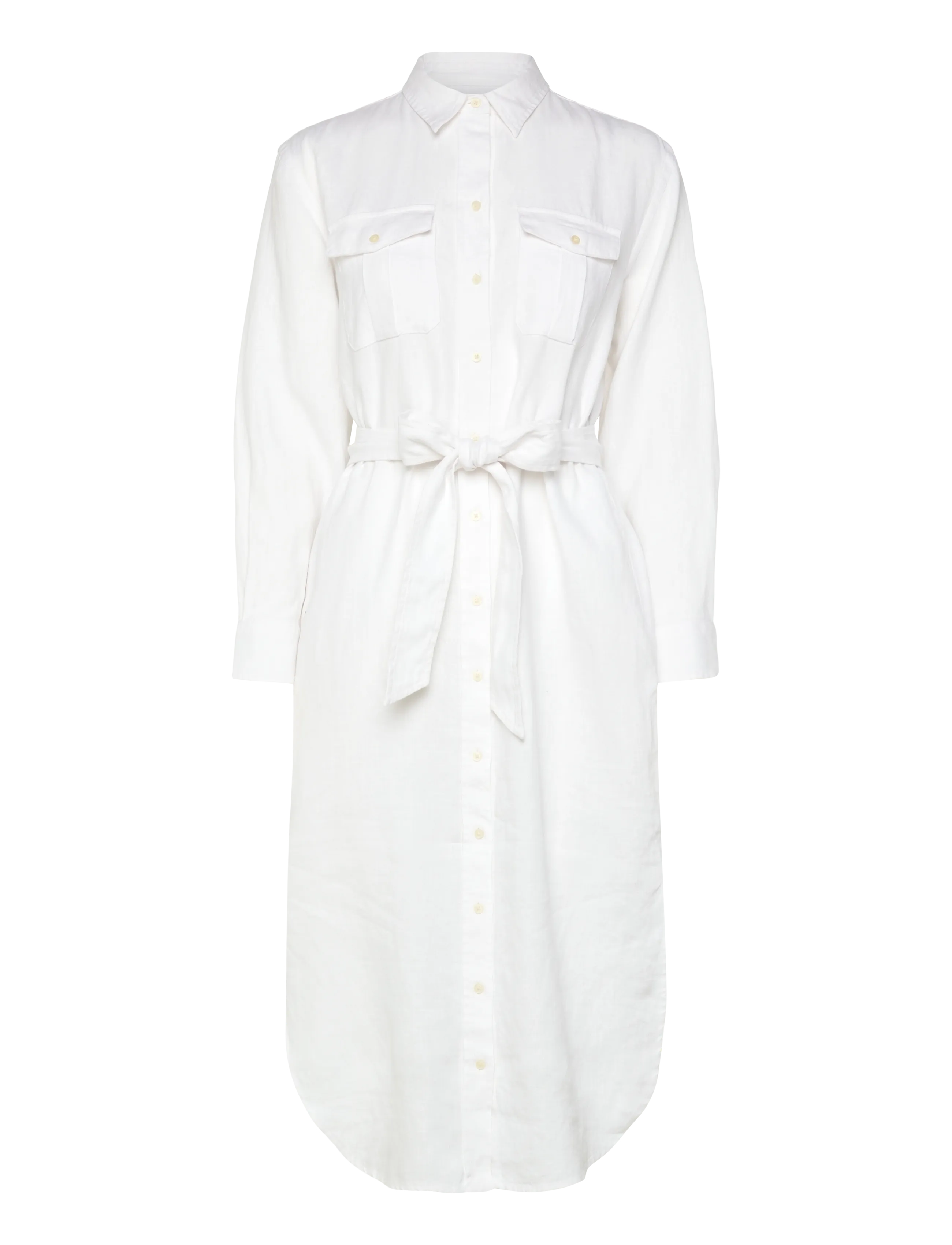 Lauren Ralph Lauren - CLASSIC LINEN-WVN-DRESSES - robes d'été - white - 1