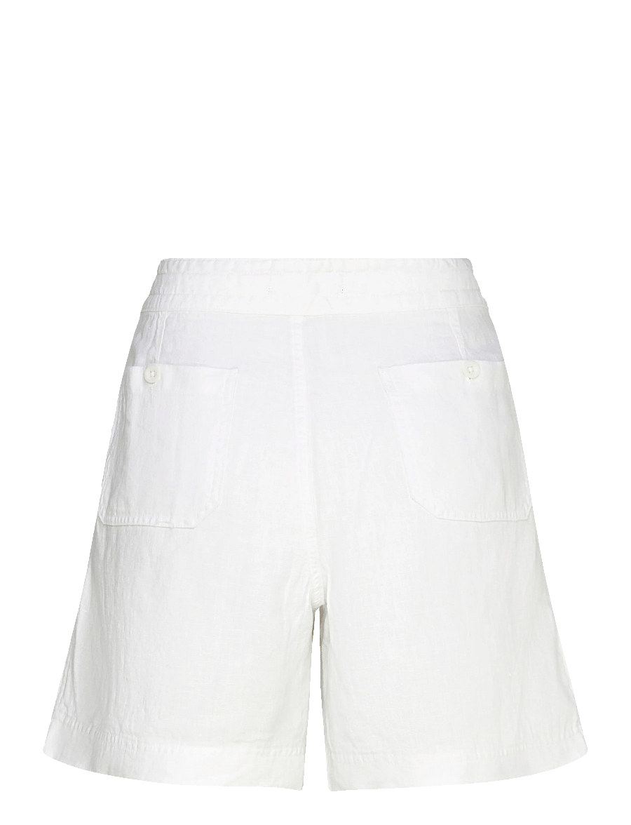Lauren Ralph Lauren - CLASSIC LINEN-WVN-SHORTS - linneshorts - white - 2