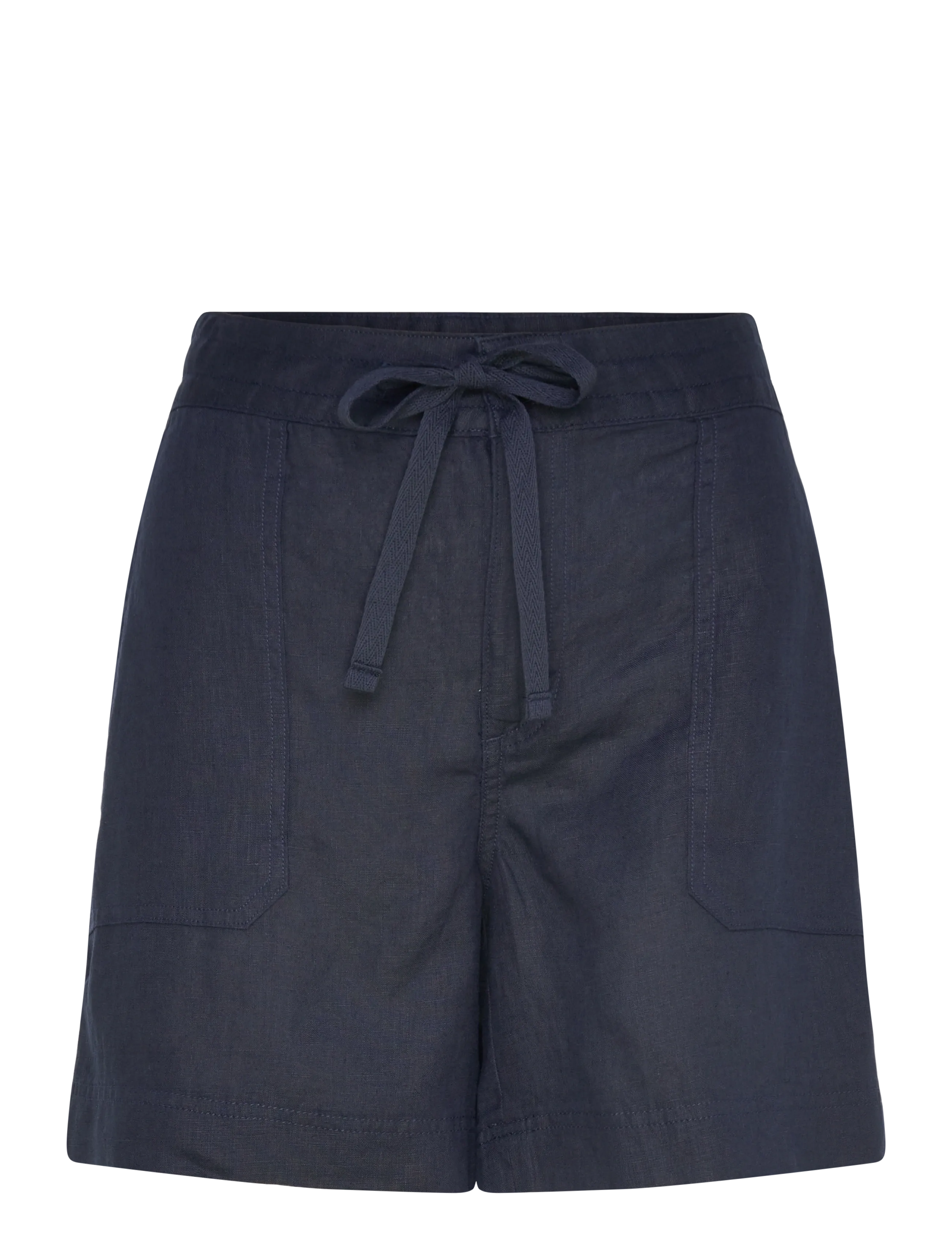 Lauren Ralph Lauren SOFT DRAPEY LINEN-WVN-SHORTS - Kläder - LAUREN NAVY / navy