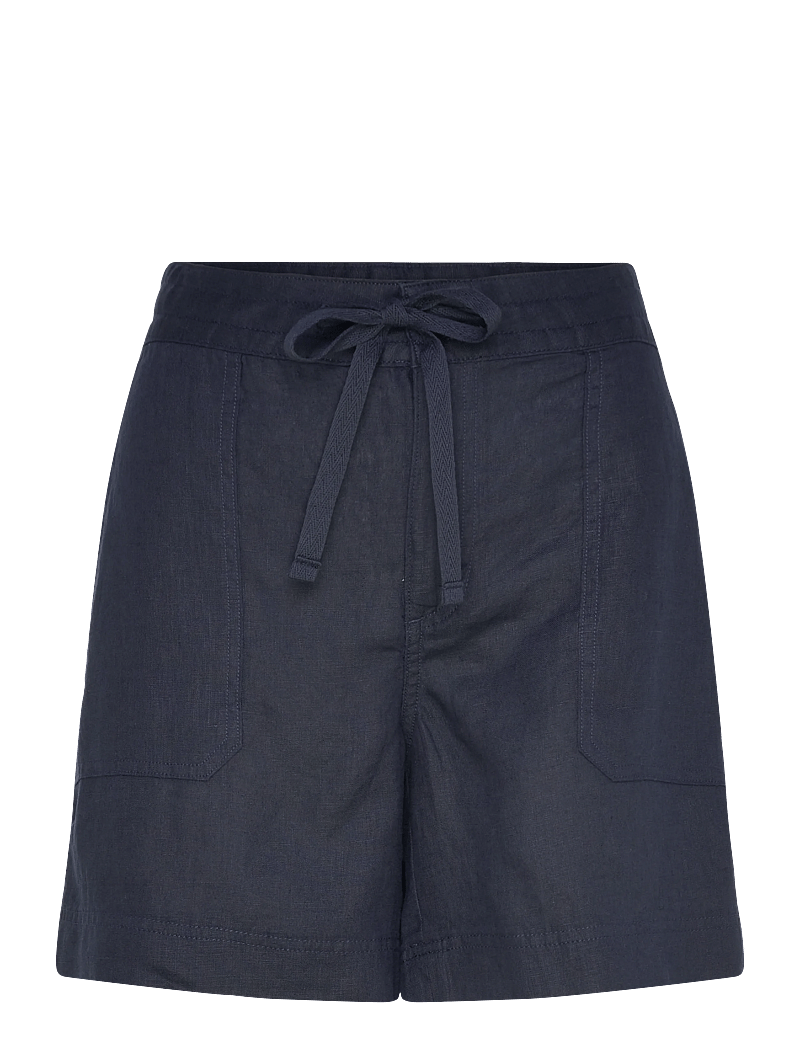 Lauren Ralph Lauren - SOFT DRAPEY LINEN-WVN-SHORTS - linen shorts - lauren navy - 0