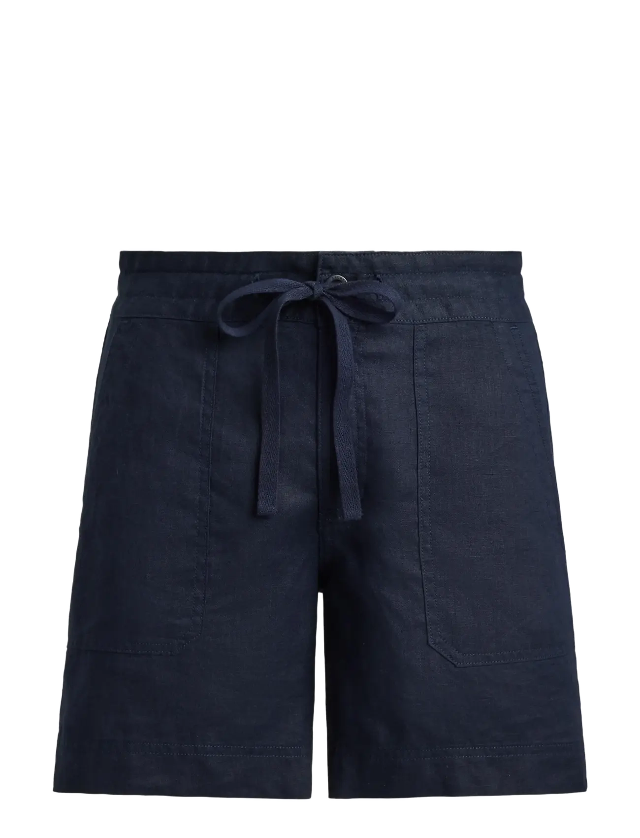 Lauren Ralph Lauren SOFT DRAPEY LINEN-WVN-SHORTS - Casual shorts - LAUREN NAVY / navy