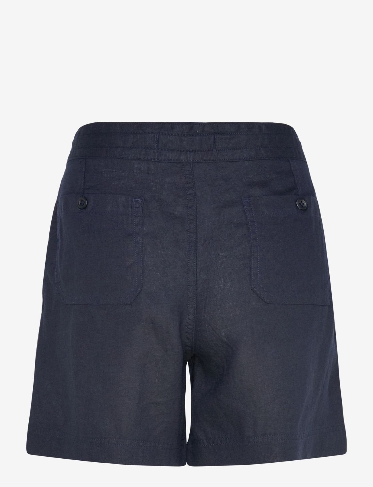 Lauren Ralph Lauren - SOFT DRAPEY LINEN-WVN-SHORTS - linen shorts - lauren navy - 1