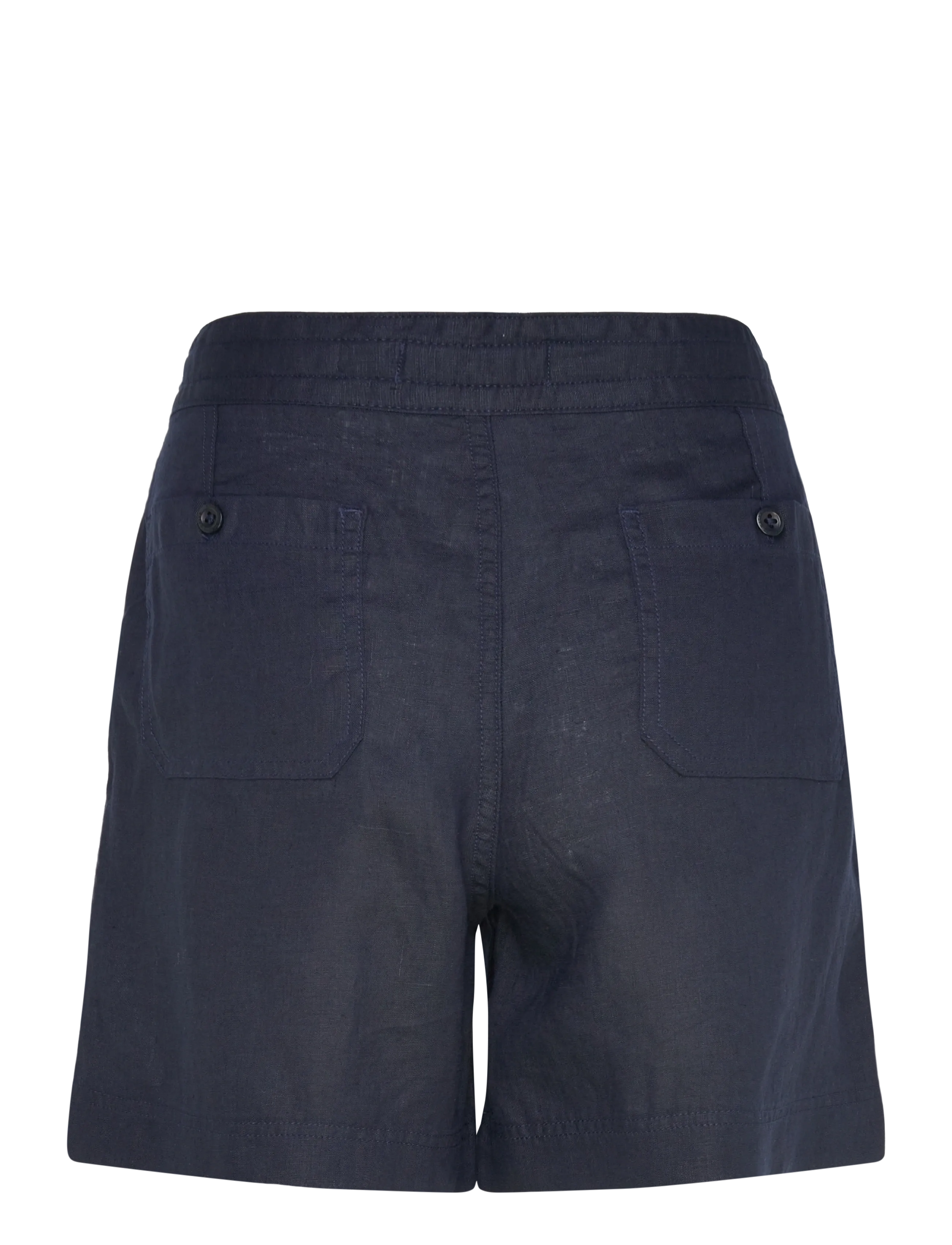Lauren Ralph Lauren - SOFT DRAPEY LINEN-WVN-SHORTS - hørshorts - lauren navy - 2