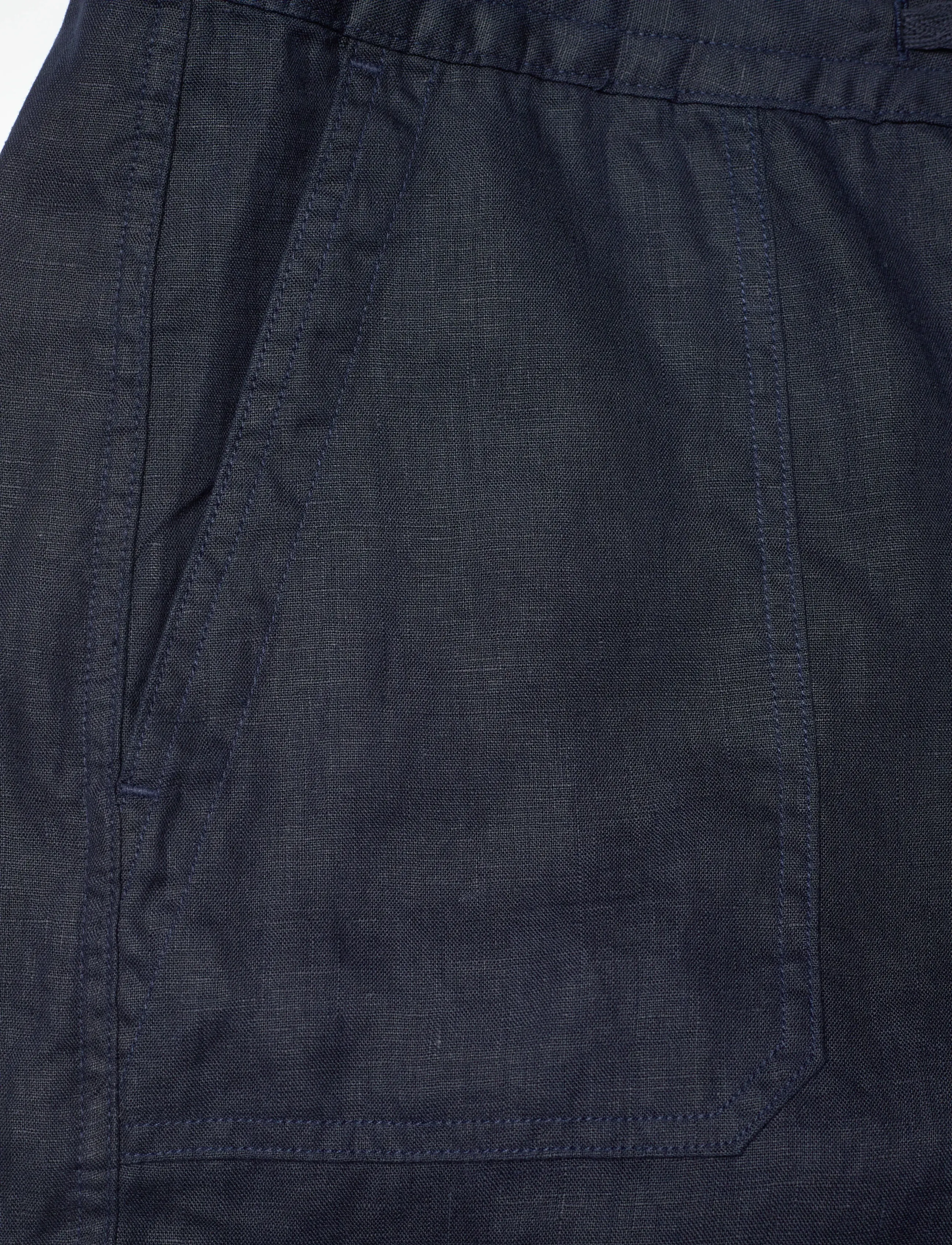 Lauren Ralph Lauren - SOFT DRAPEY LINEN-WVN-SHORTS - hørshorts - lauren navy - 4
