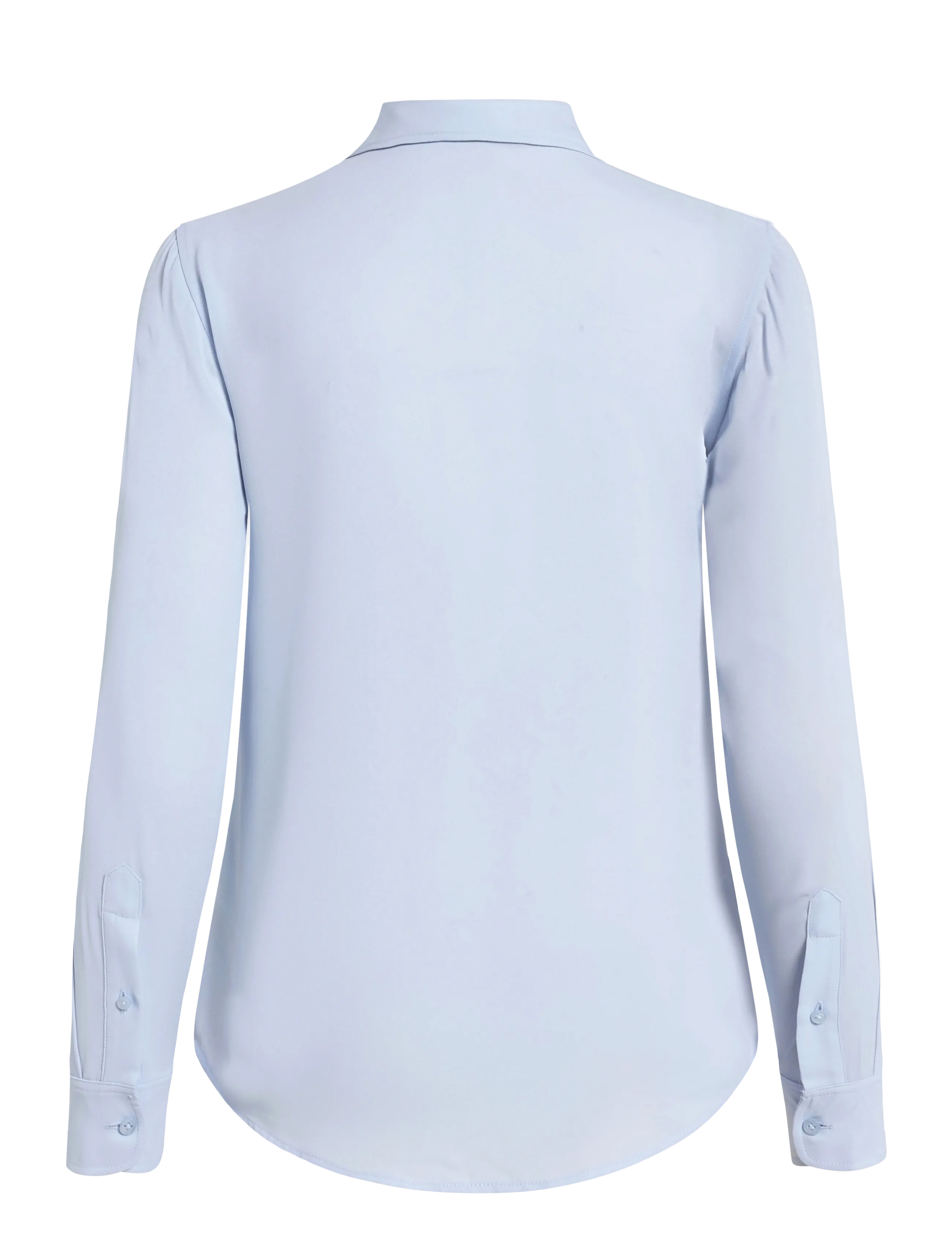 Lauren Ralph Lauren - DRAPEY POLY GGT 122-WVN-SHIRT - långärmade blusar - icy blue - 2