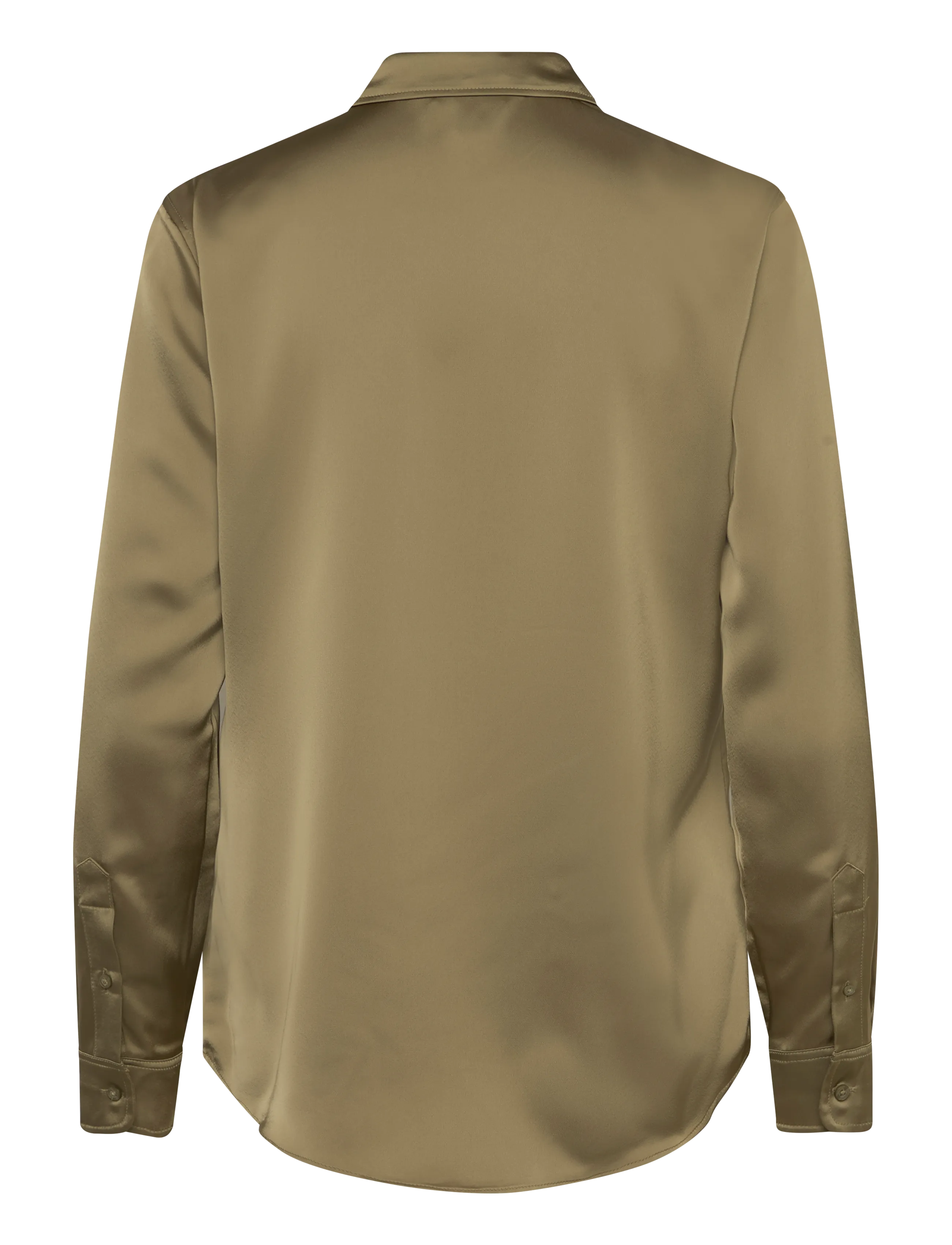 Lauren Ralph Lauren - Classic Fit Satin Charmeuse Shirt - chemises à manches longues - light agave - 1