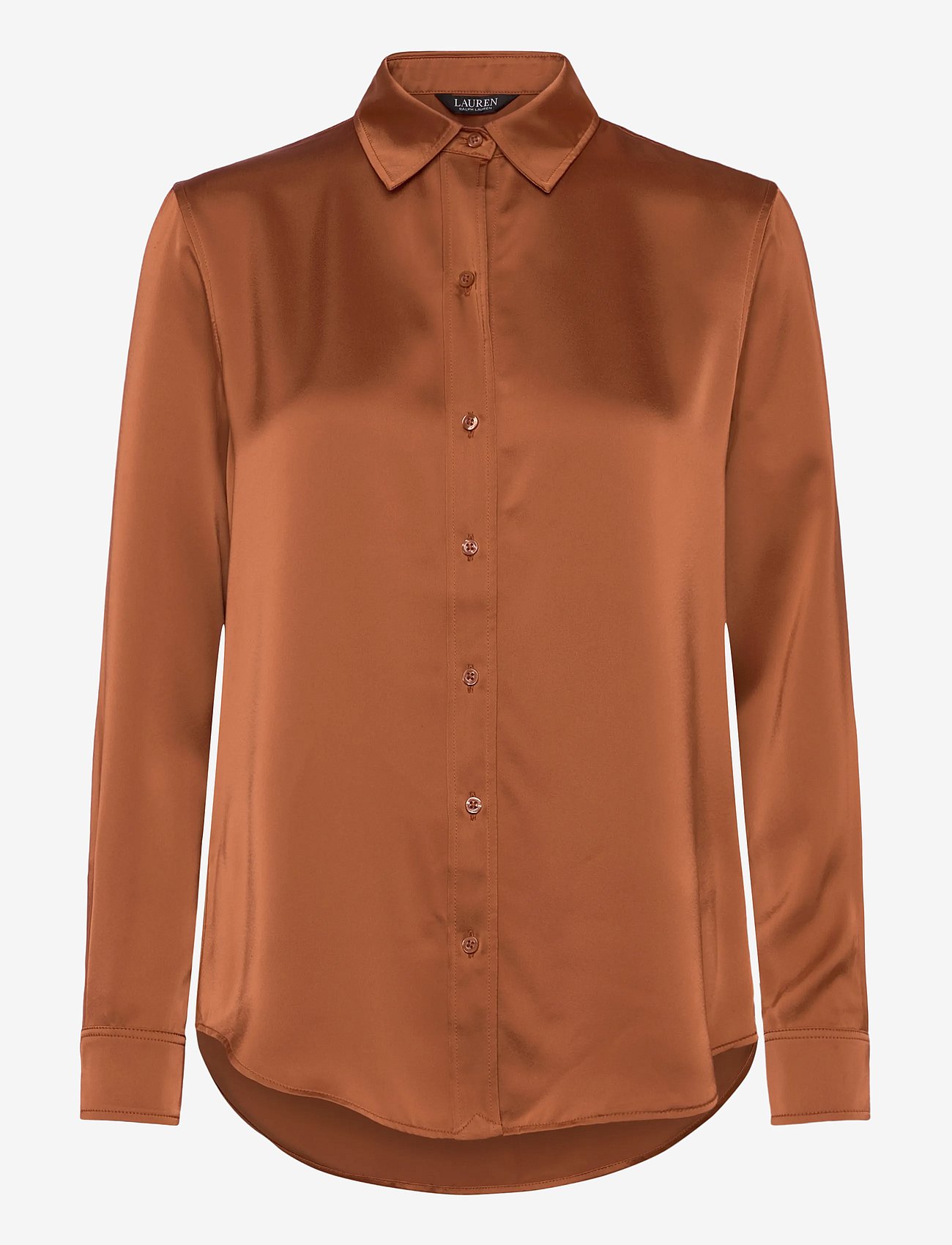 Lauren Ralph Lauren | Classic Fit Satin Charmeuse Shirt | XL