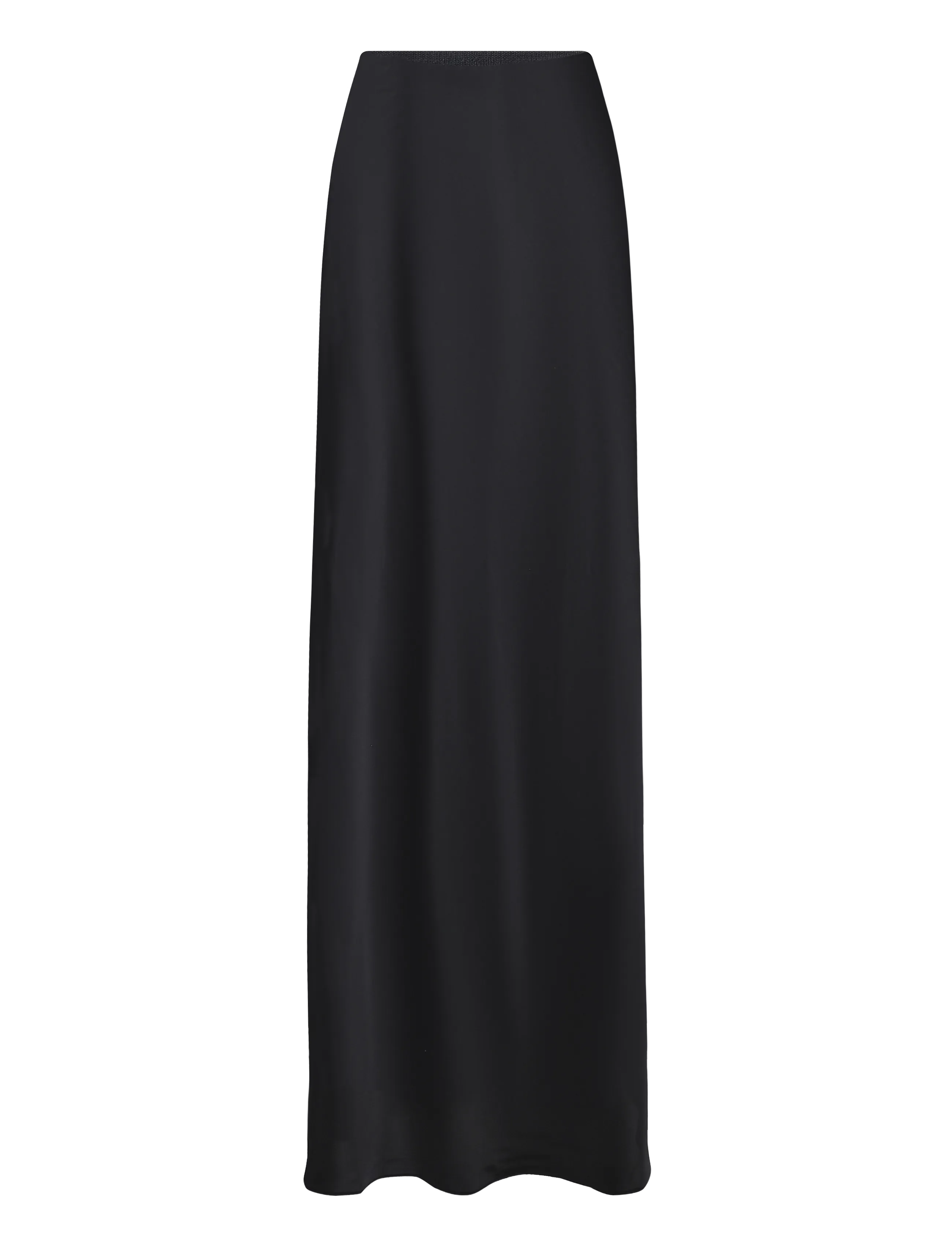 Lauren Ralph Lauren Satin Charmeuse Maxiskirt - Kläder - BLACK / black