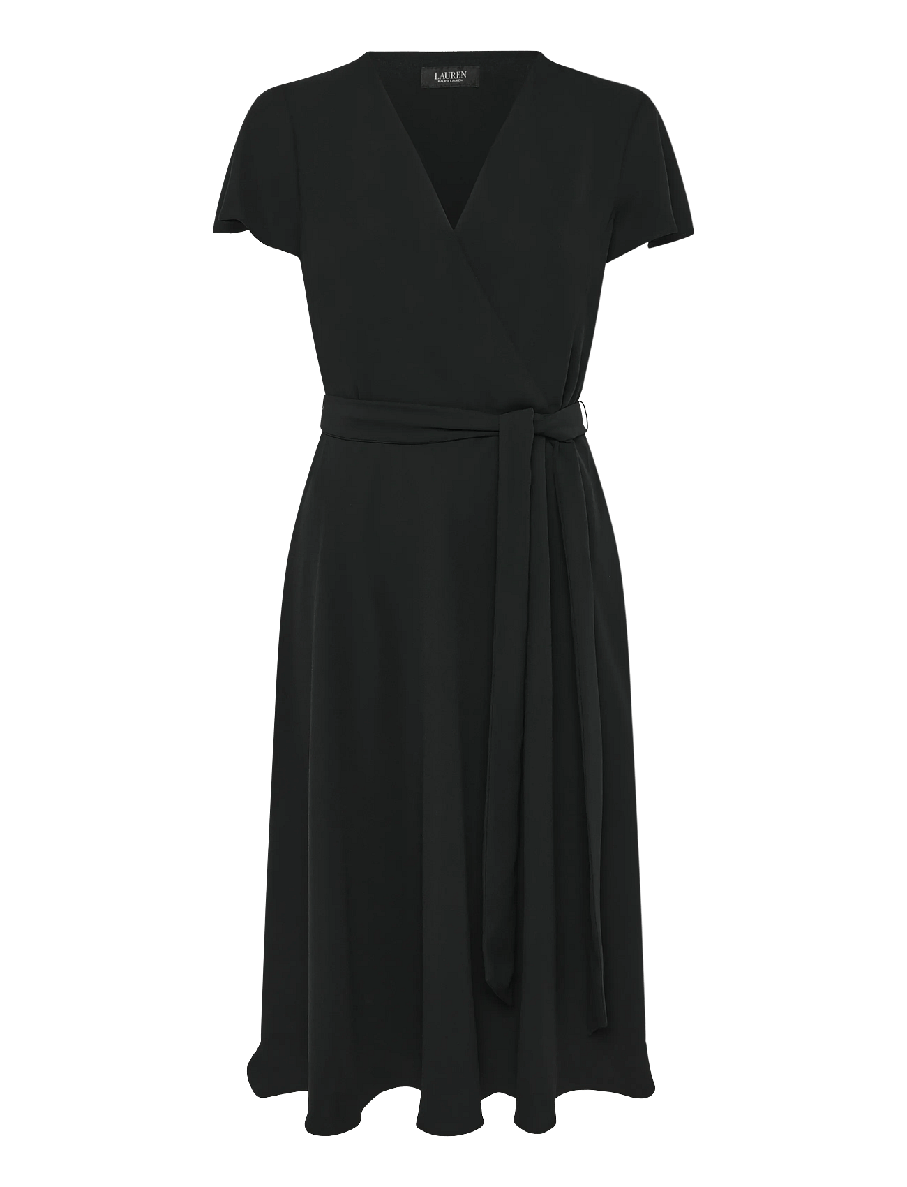 Lauren Ralph Lauren | Belted Georgette Surplice Dress | 44