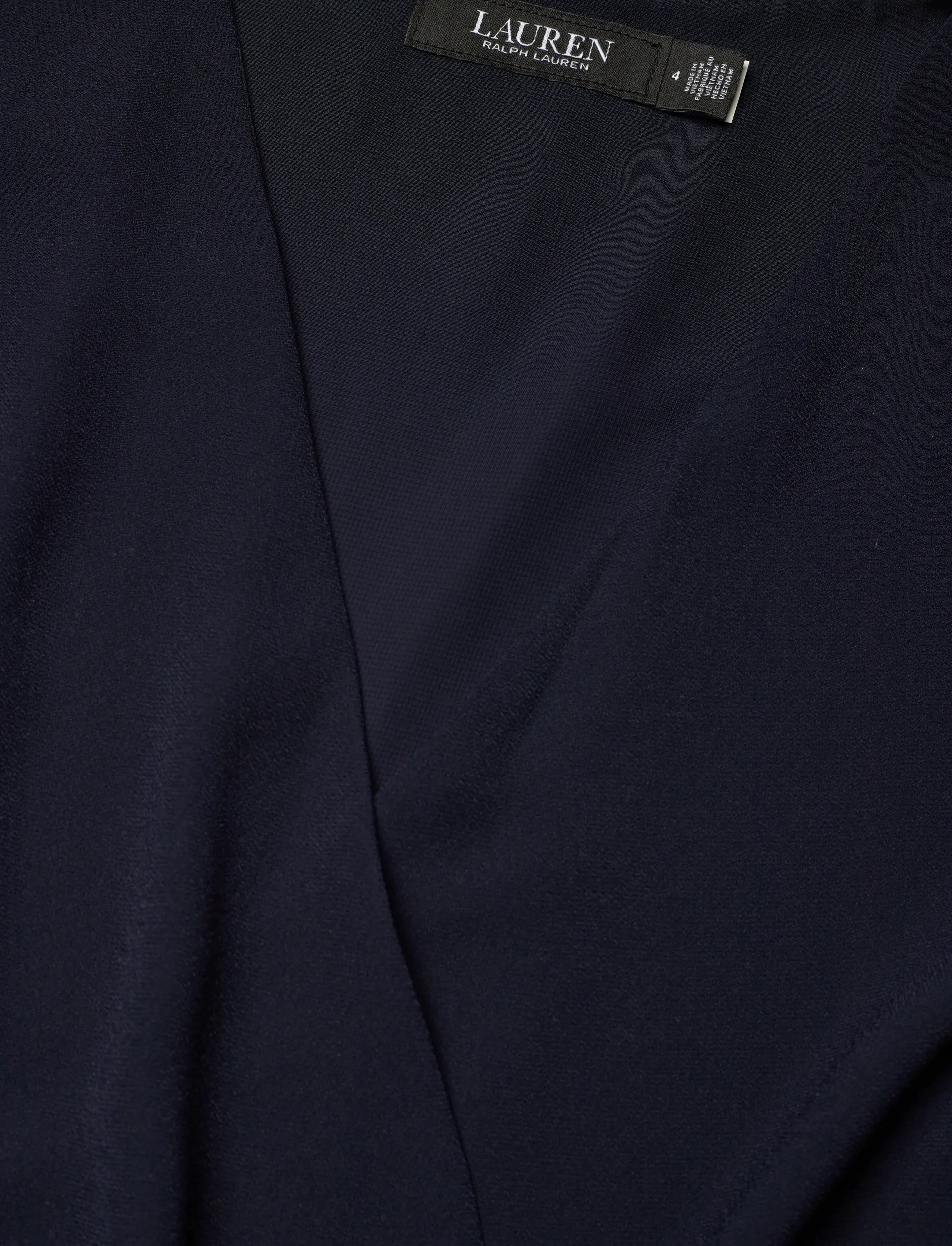 Lauren Ralph Lauren - Belted Georgette Surplice Dress - robes portefeuille - lauren navy - 5