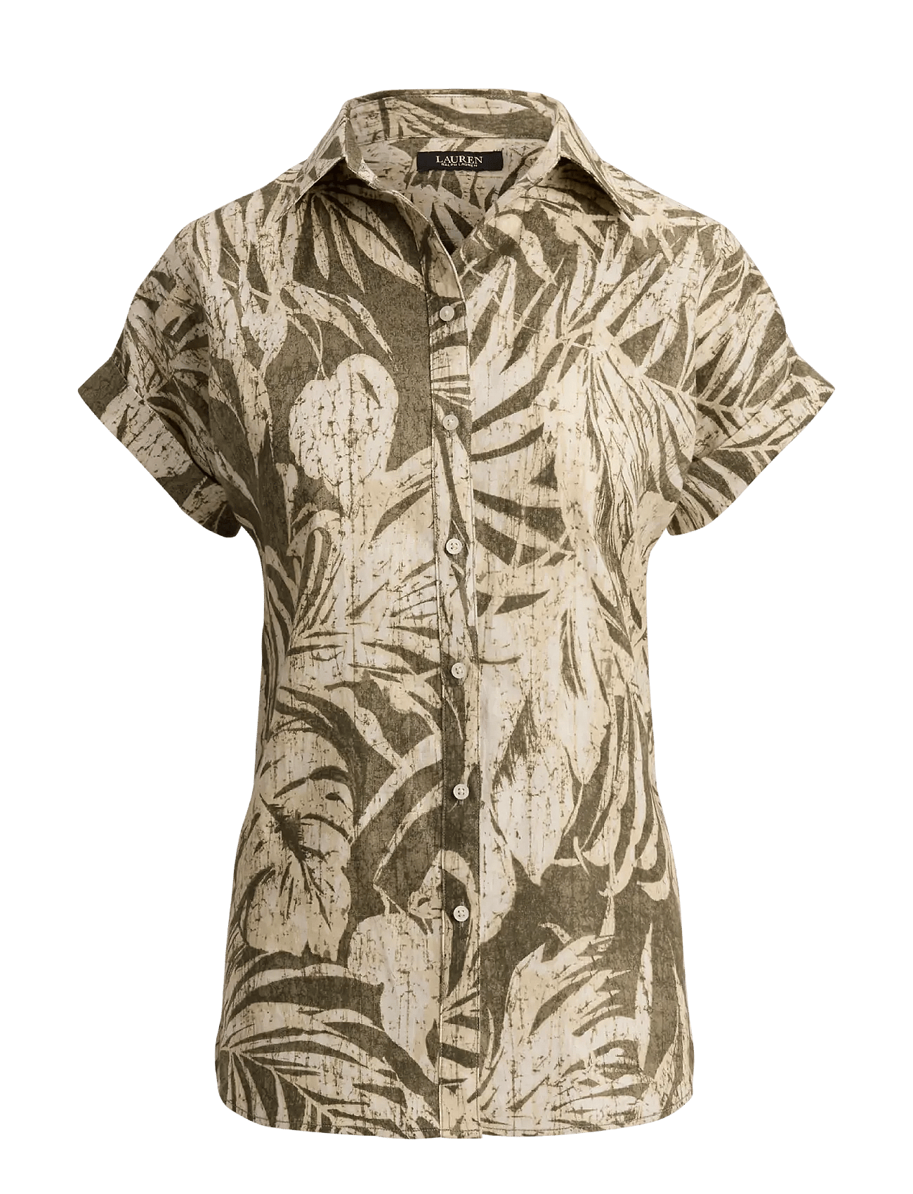 Lauren Ralph Lauren | Relaxed Fit Print Short-Sleeve Shirt | M